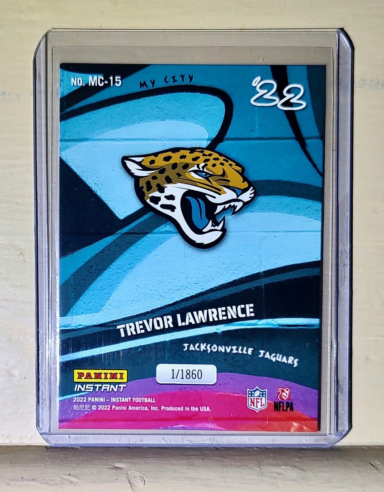 Trevor Lawrence 2022 Panini NFL MyCity #15 Football Card 1/1860
