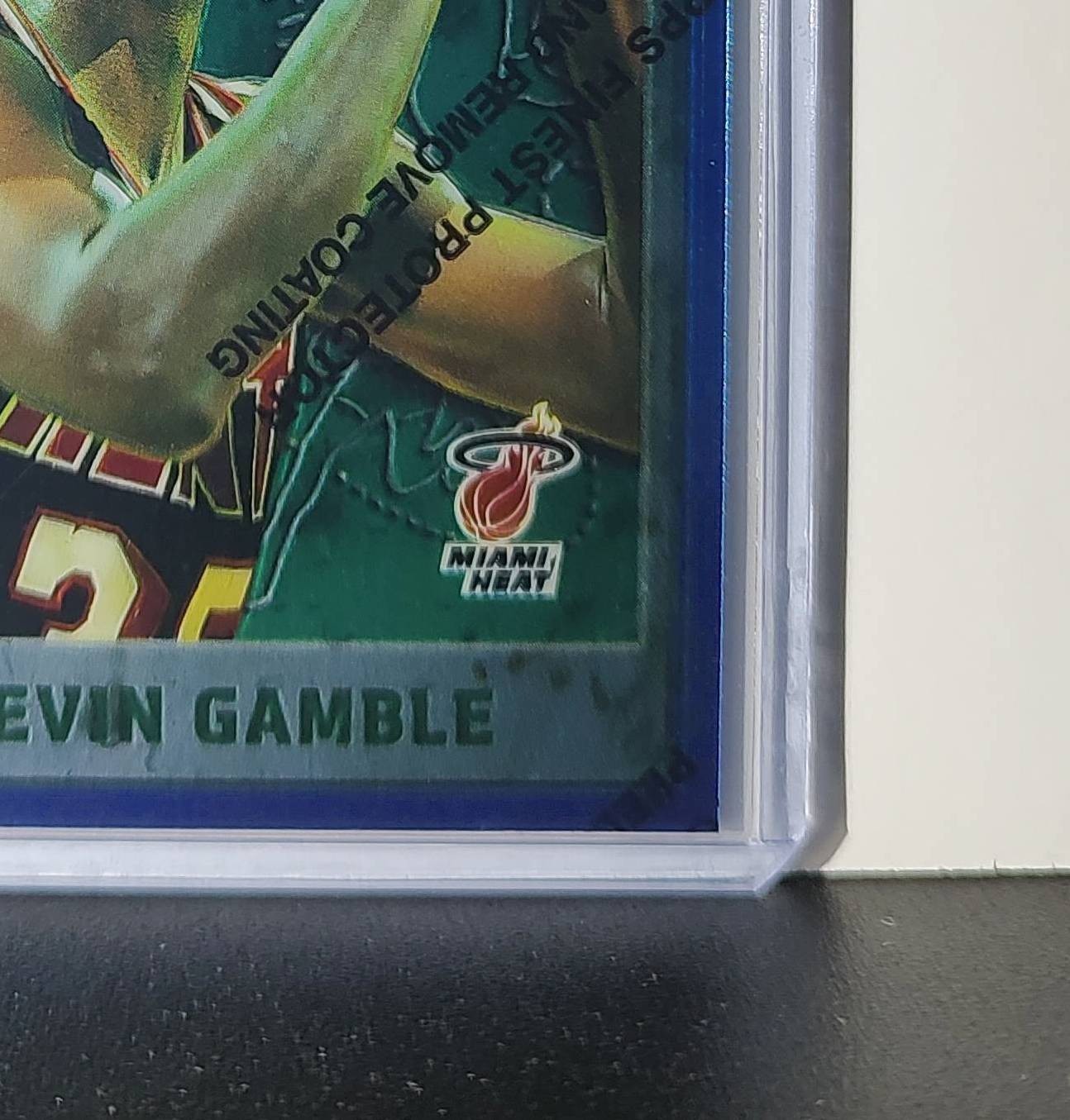 Kevin Gamble 1995-96 Topps Finest NBA #148 Card Miami Heat