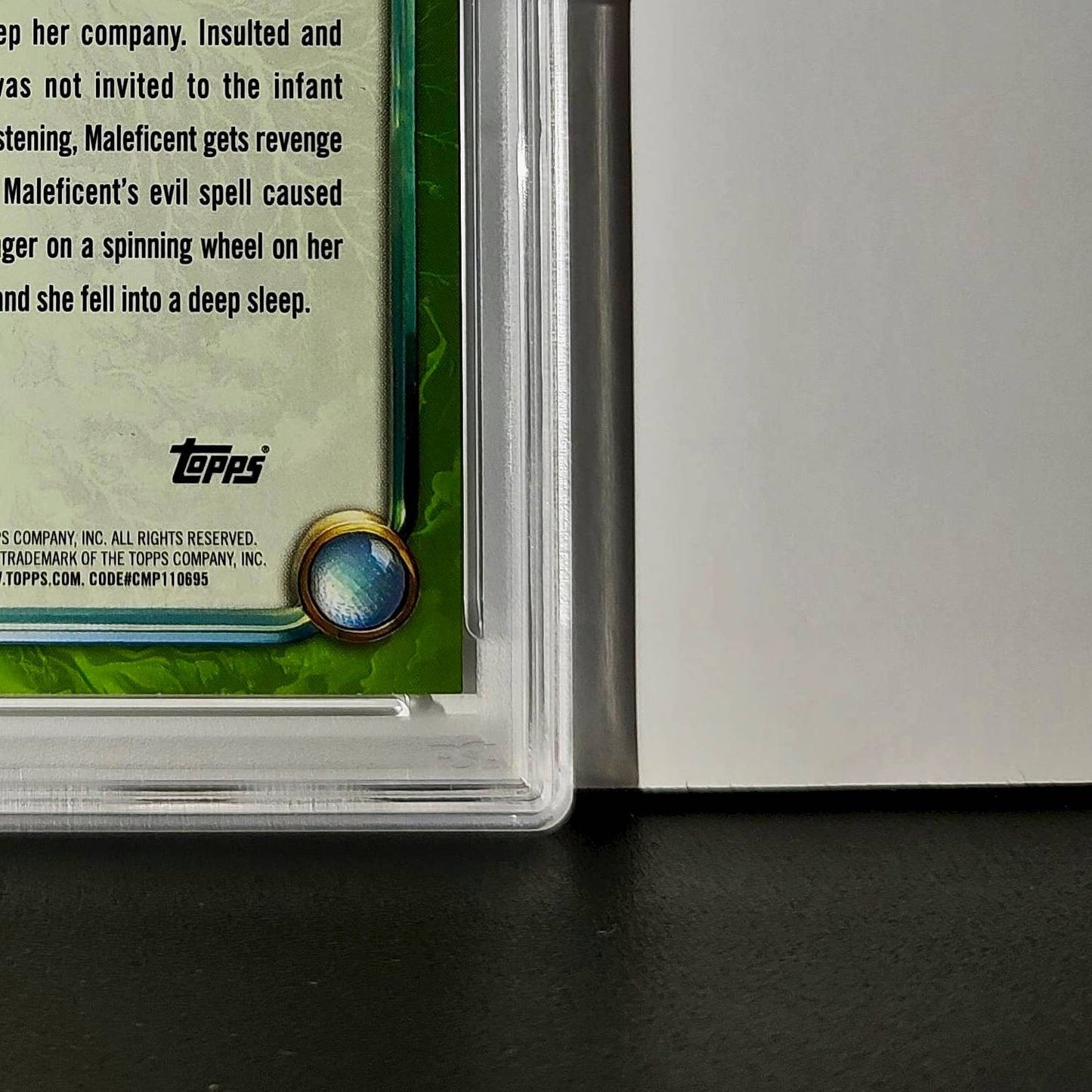 Maleficent 2025 Topps Disney Wonder #175 Card Sleeping Beauty PSA 8