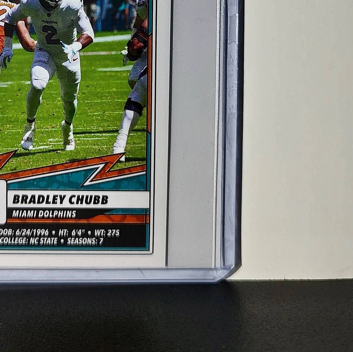 Bradley Chubb 2025 Panini NFL #64 Sticker Miami Dolphins