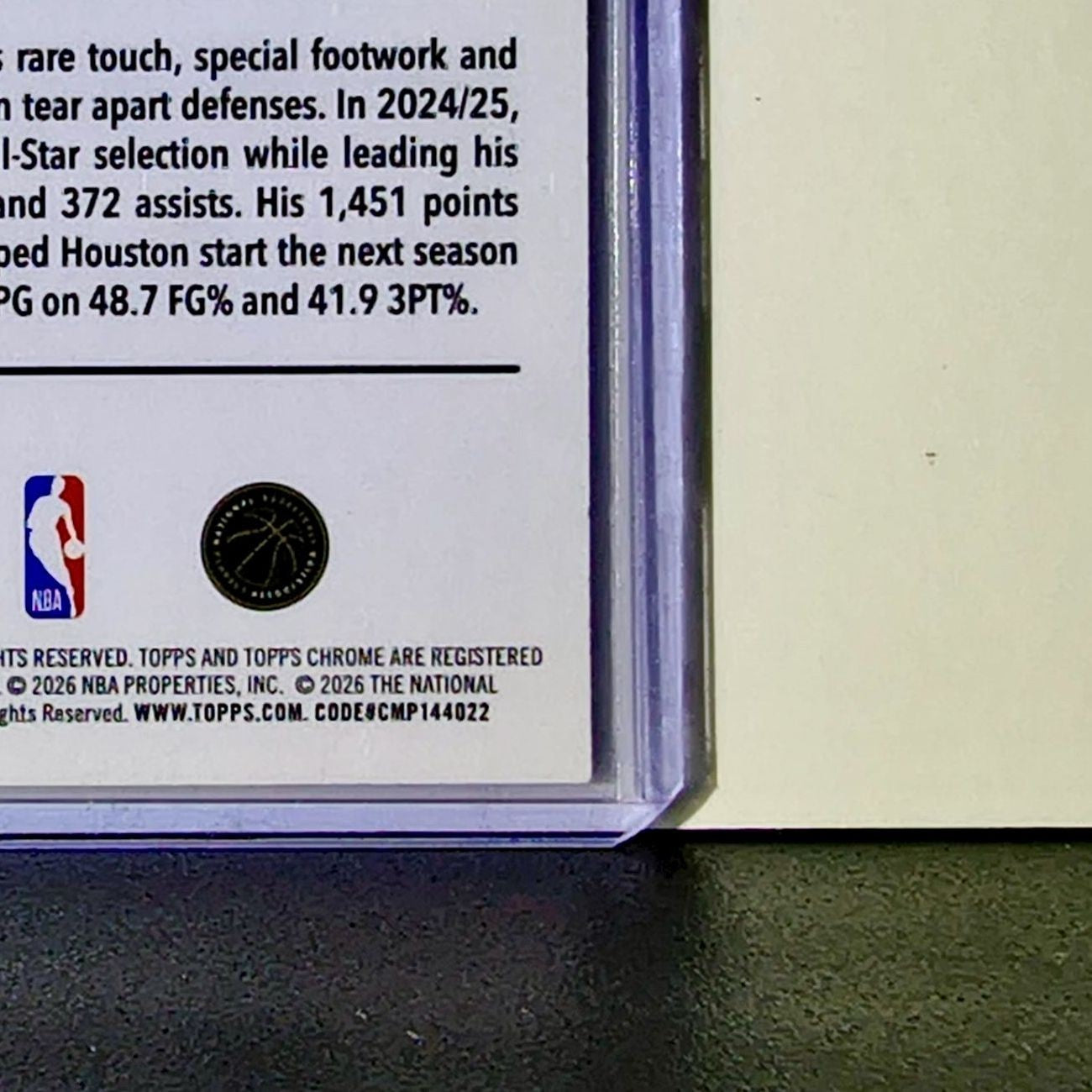 Alperen Sengun 2025-26 NBA Topps Chrome Update X-Fractor #38 Card Rockets