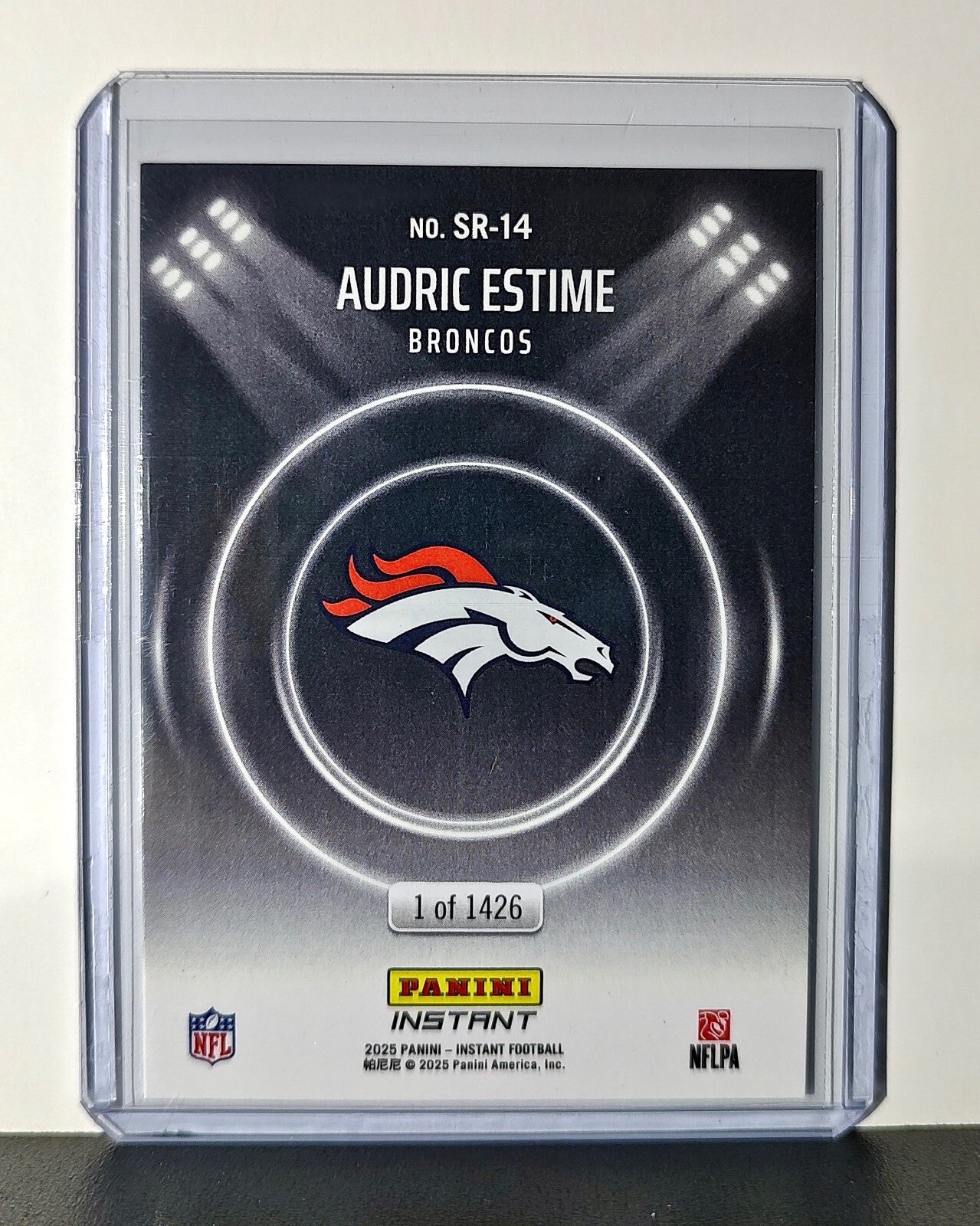 Audric Estime Rookie 2024 Panini Spotlight Rookies NFL #14 Card 1 of 1426