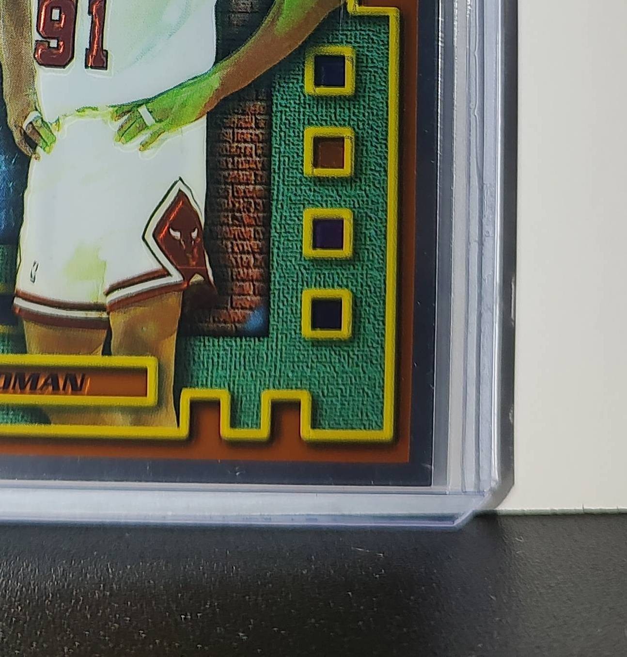 Dennis Rodman 1995-96 Topps Finest NBA #M24 Mysterly Bulls