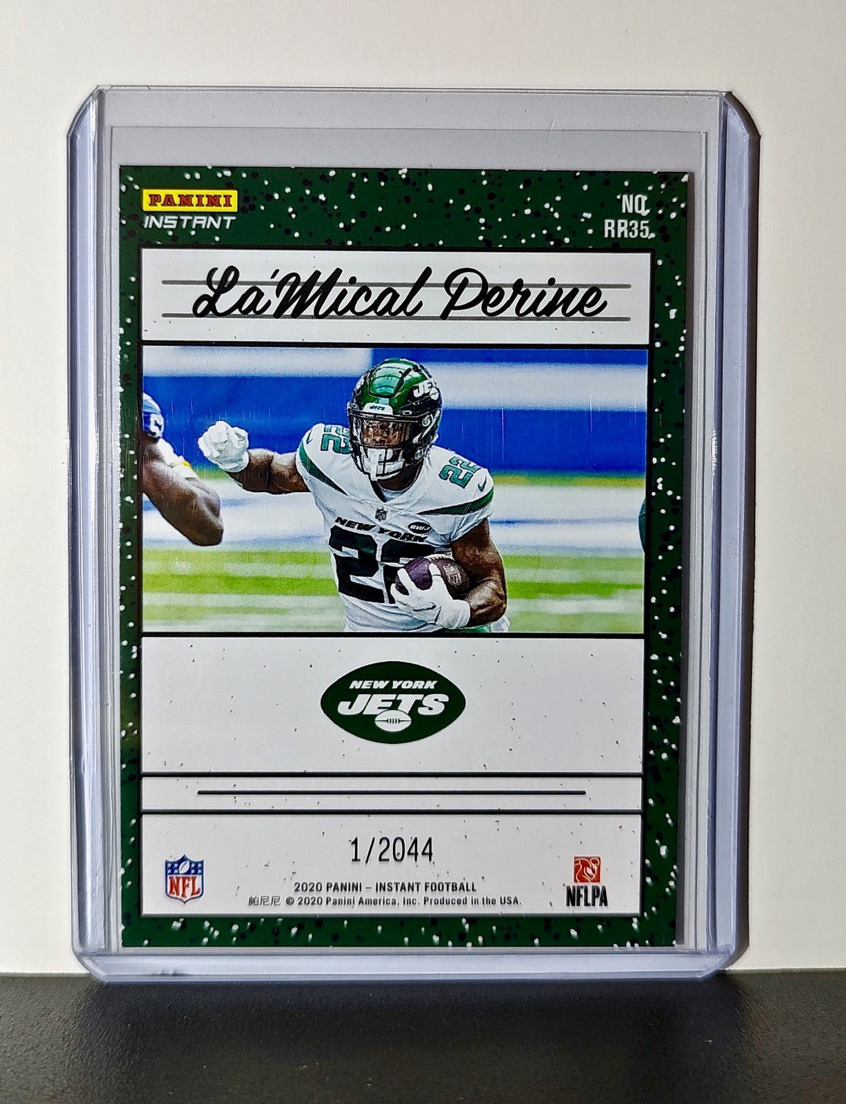 La'Mical Perine Rookie 2020 Panini NFL #35 Rated Rookie Card New York Jets