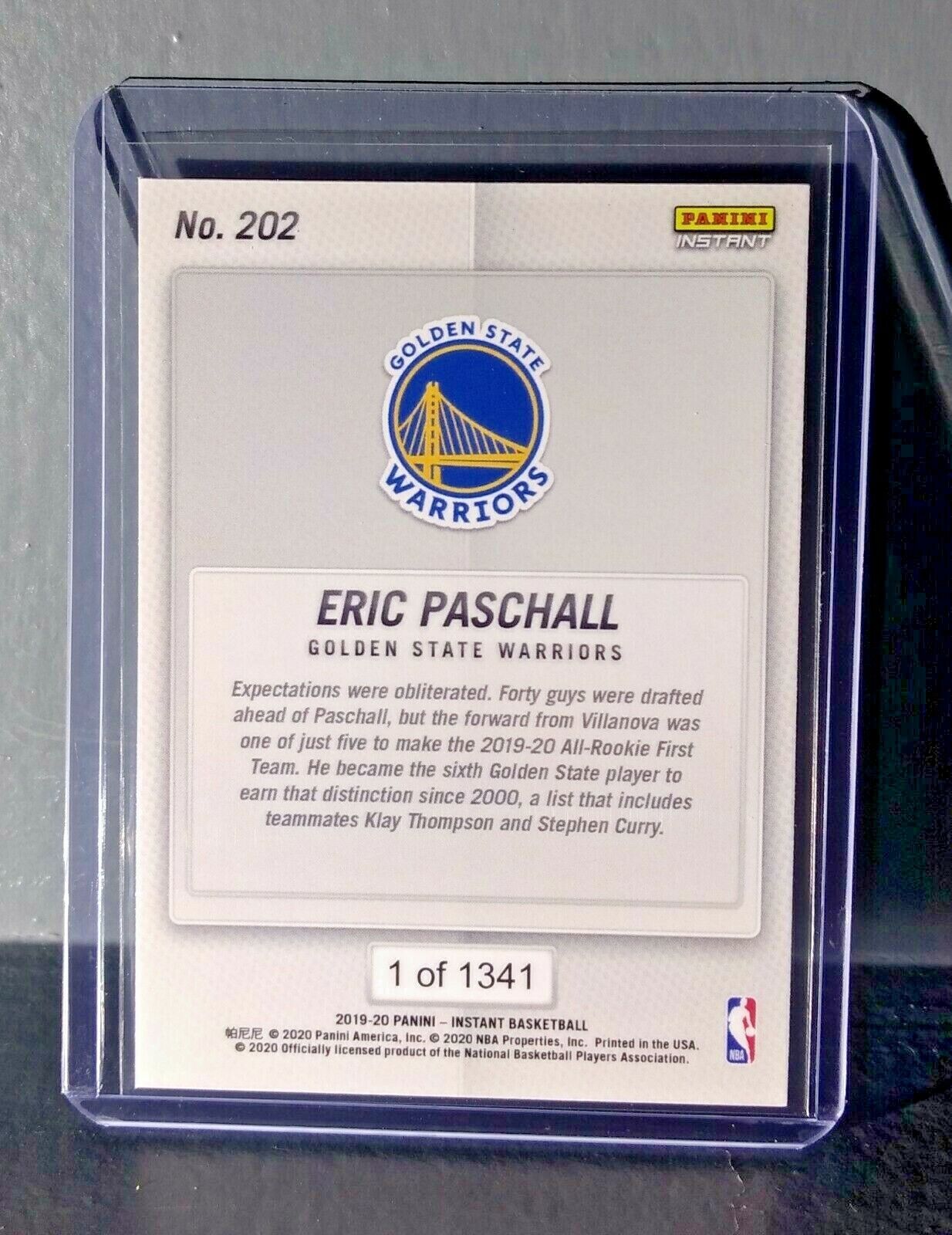 Eric Paschall 2019-20 Panini NBA Instant All-Rookie Team #202 Card 1 of 1341