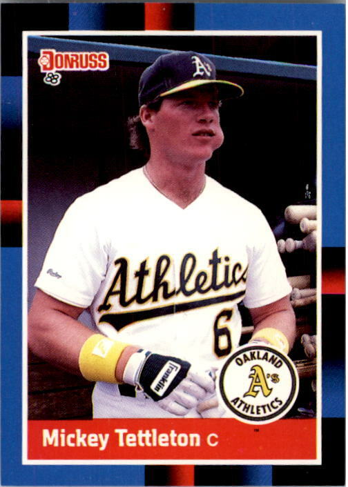 rare donruss baseball cards 1988 Mickey Tettleton Donruss Baseball Card #103