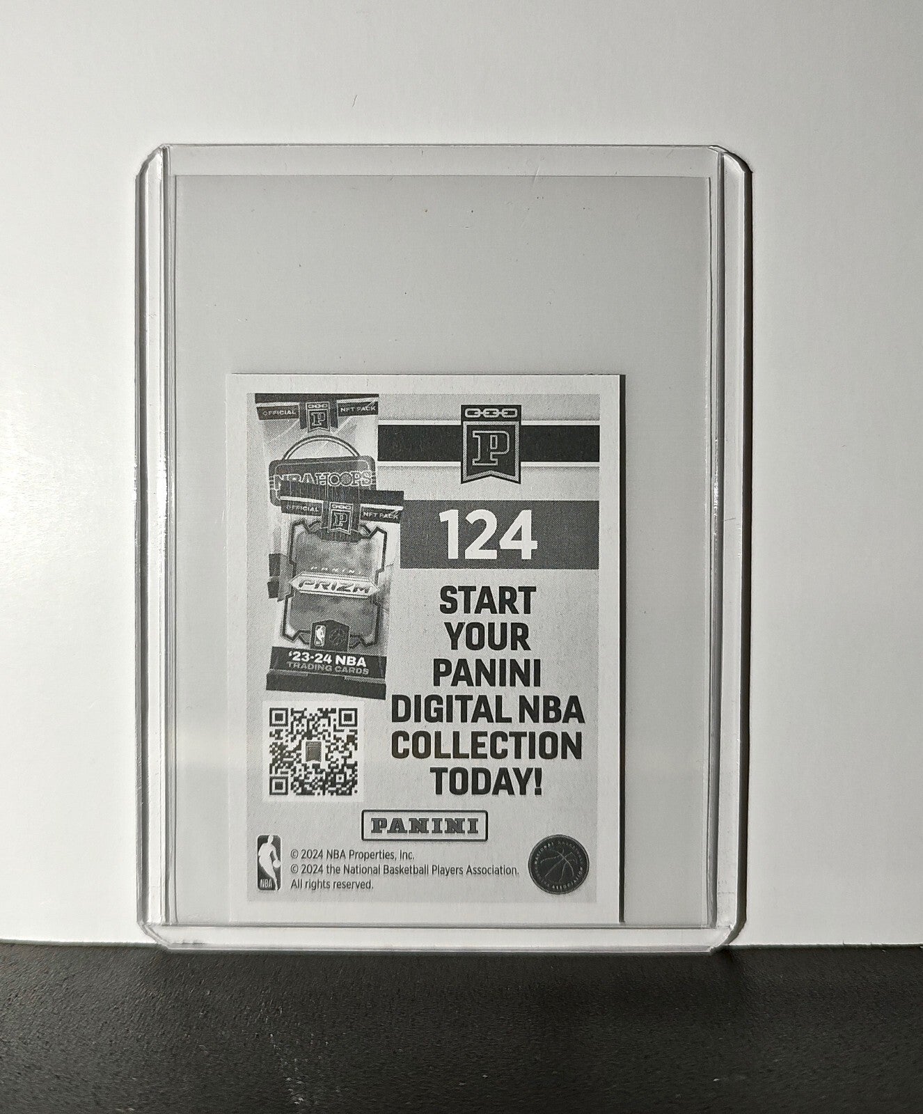 Kristaps Porzingis 2024-25 Panini NBA #124 Sticker Card Boston Celtics