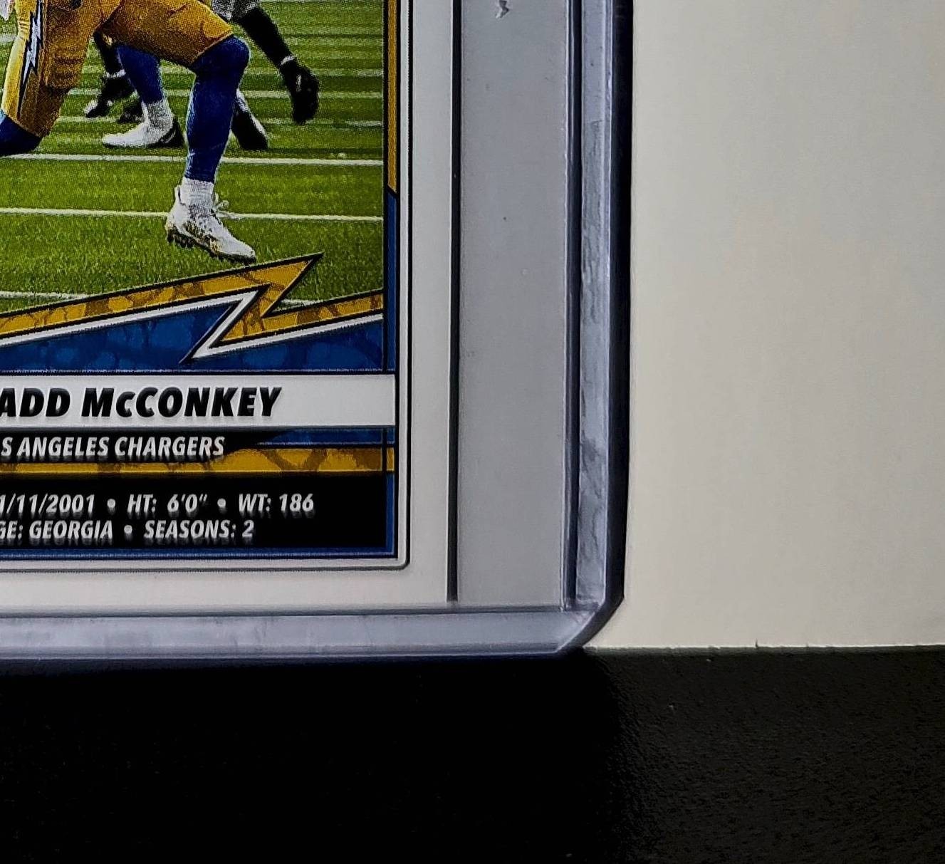 Ladd McConkey 2025 Panini NFL #282 Sticker Los Angeles Chargers