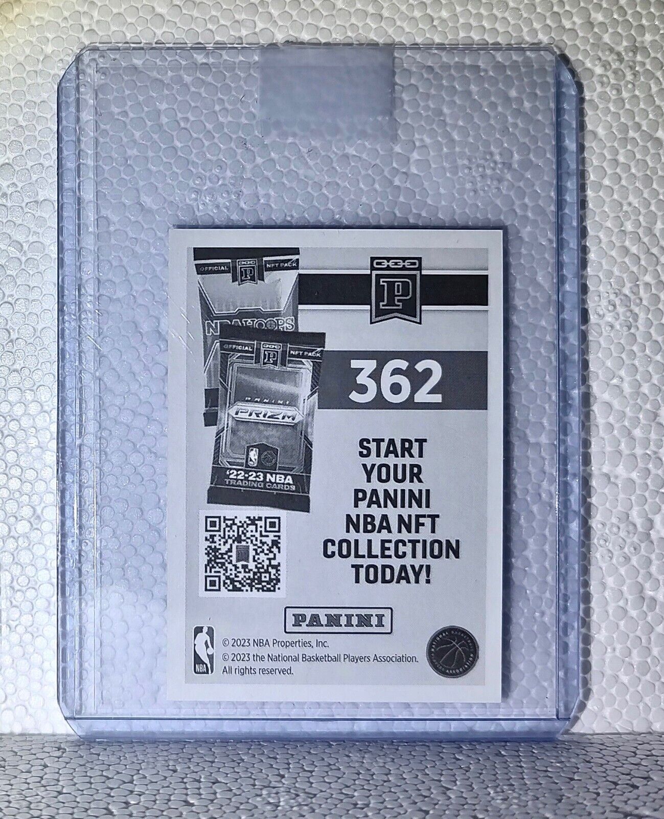 2023-24 Anthony Davis Panini NBA Basketball #362 Sticker Los Angeles Lakers