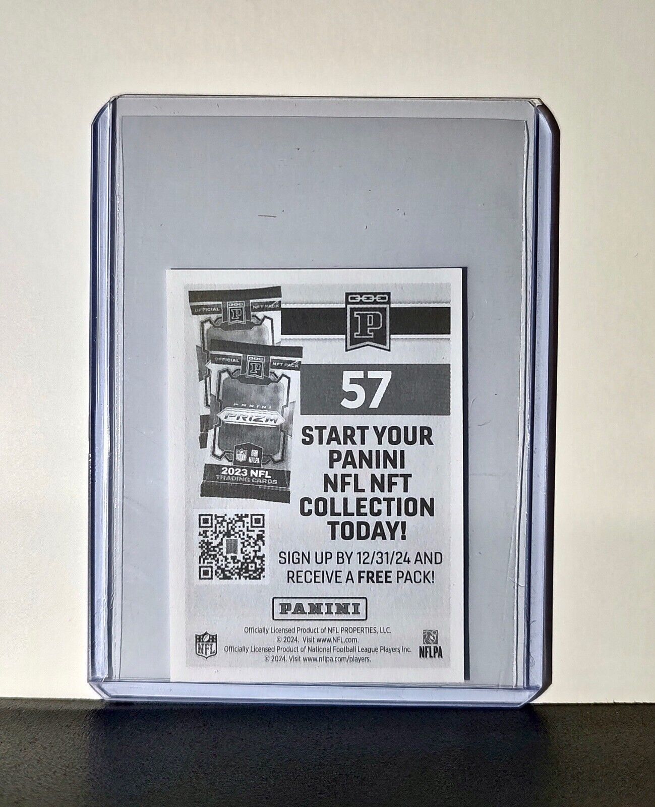 Logo 2024 Panini NFL Sticker #57 Miami Dolphins