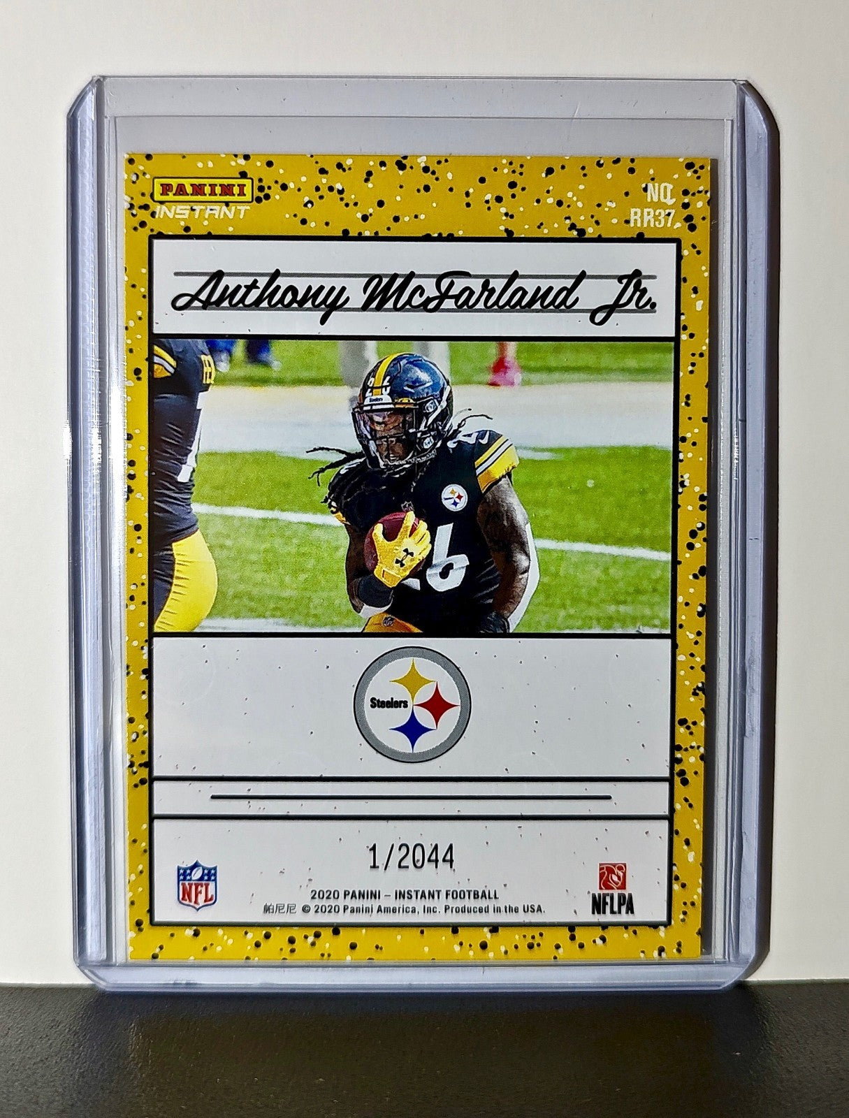 Anthony McFarland Jr Rookie 2020 Panini NFL #37 Rated Rookie Pittsburgh Steelers