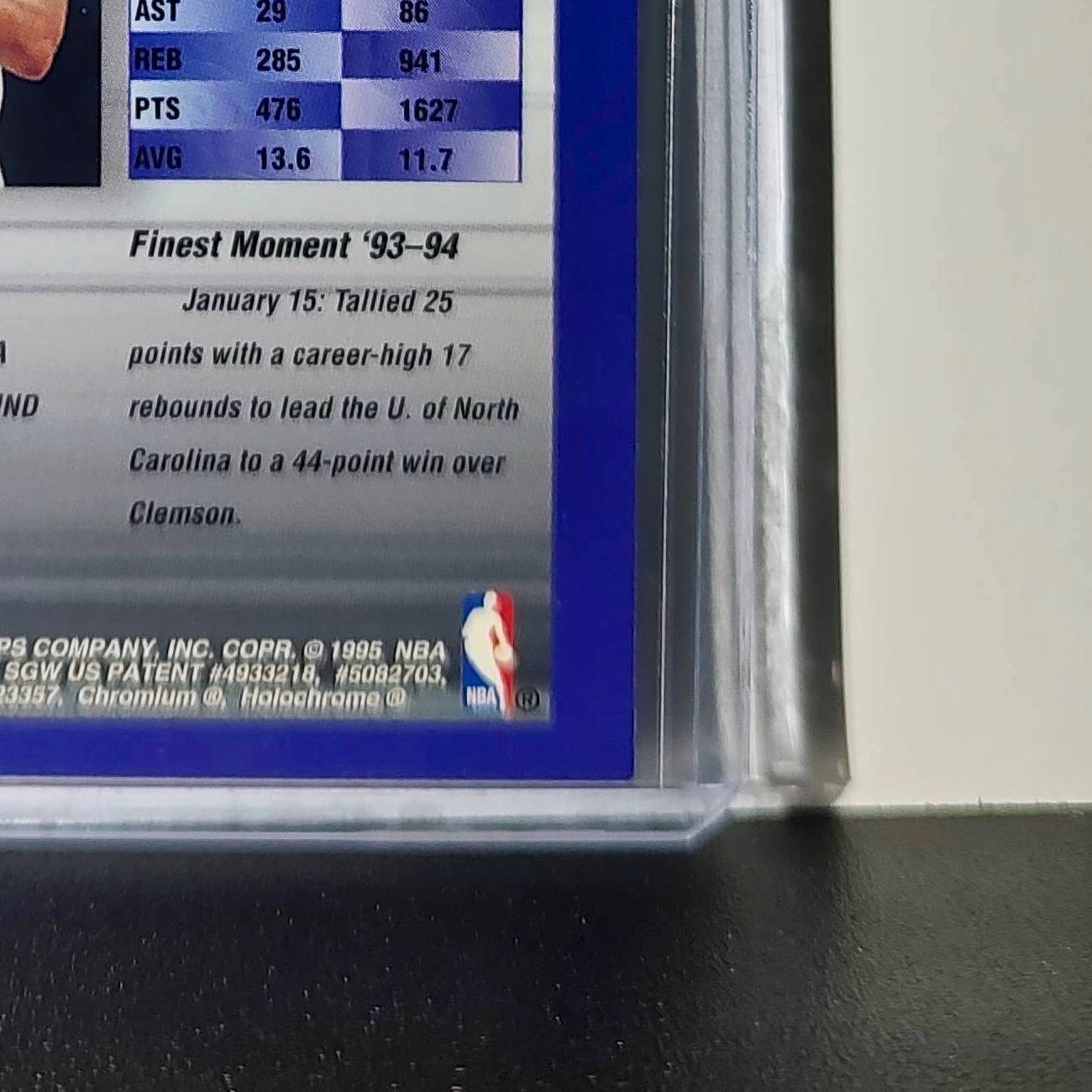 Eric Montross Rookie 1994-95 Topps Finest #273 Card