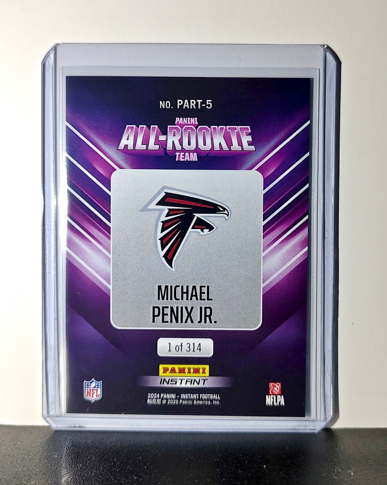 Michael Penix Jr. Rookie 2024 Panini NFL #5 All-Rookie Card Falcons 1 of 314