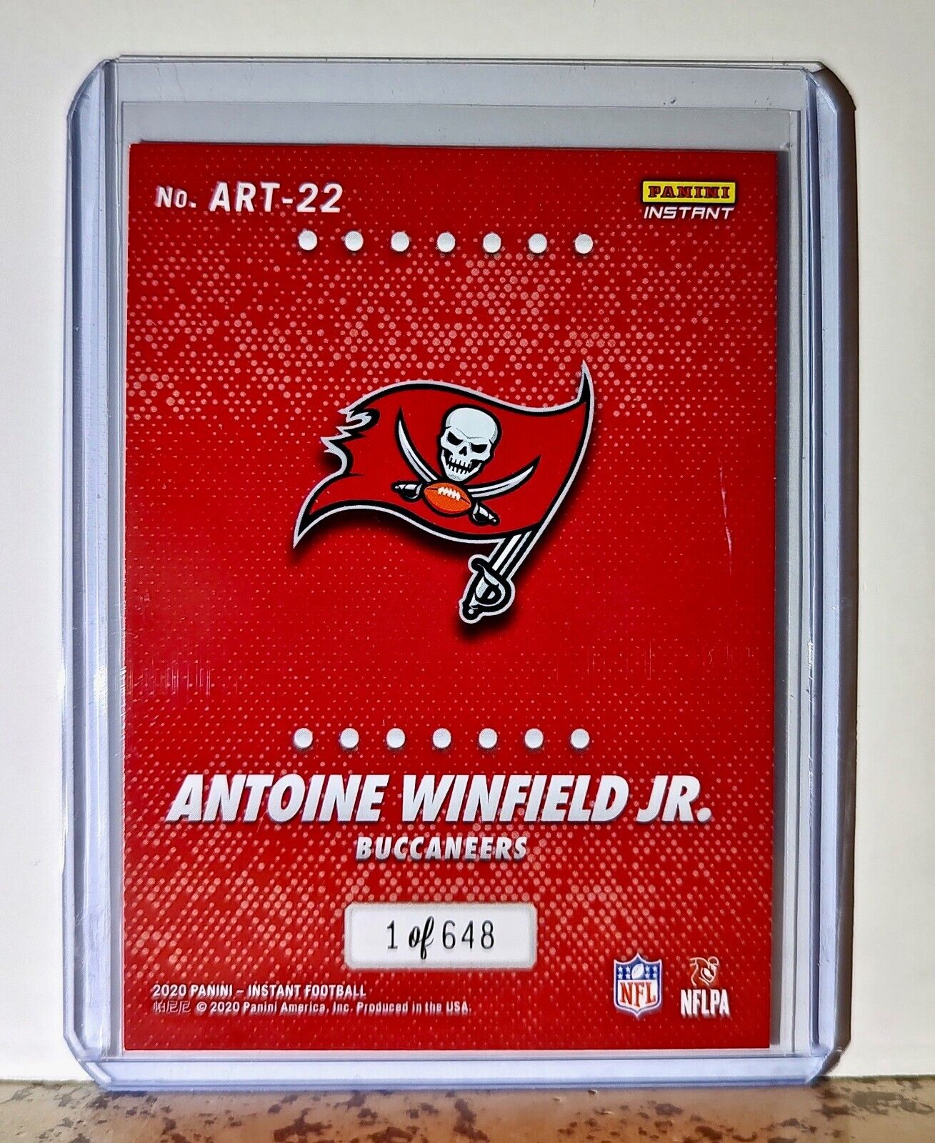 Antoine Winfield Jr 2020 Panini All-Rookie Team NFL #22 Card 1 of 648 Buccaneers