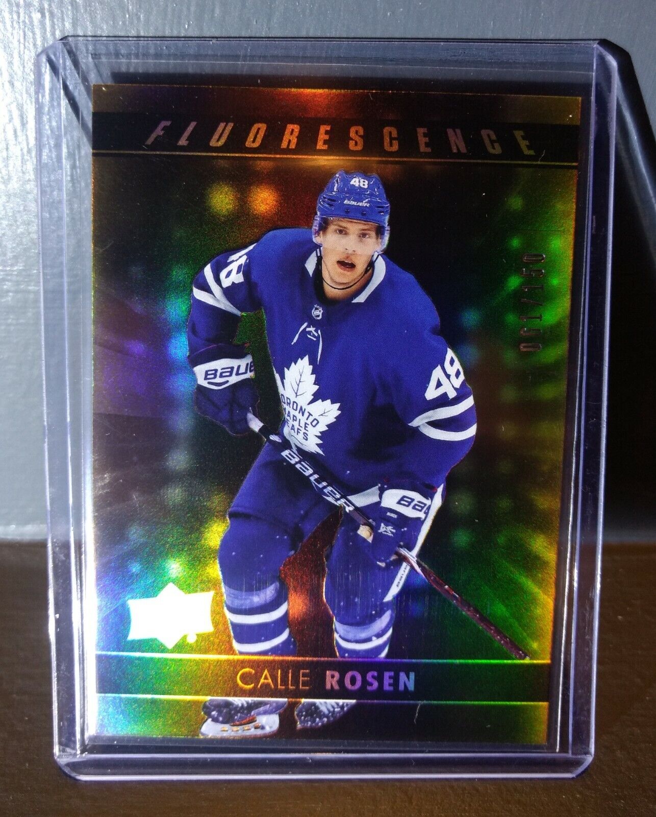 2017 Calle Rosen Upper Deck Fluorescence #F-3 Hockey Card #/150