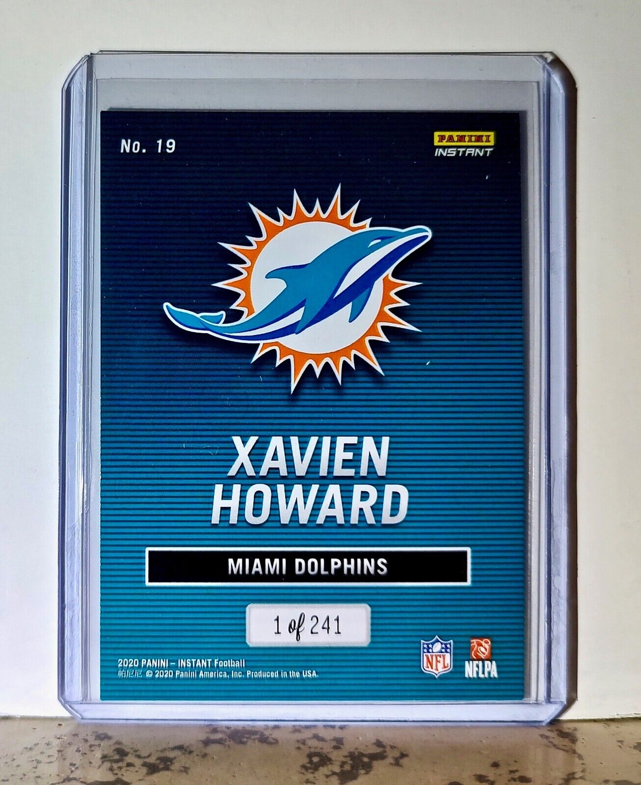 Xavien Howard 2020 Panini All-Pro NFL #19 Football Card 1/241 Miami Dolphins