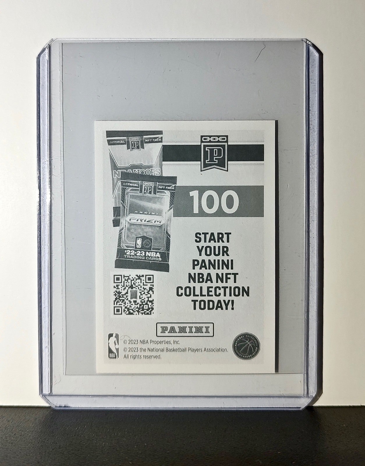 Logo Atlanta Hawks 2023-24 Panini NBA #100 Sticker Atlanta Hawks