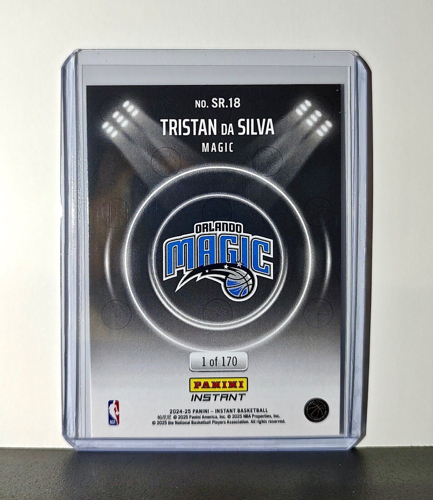 Tristan da Silva Rookie 2024-25 Panini Spotlight Rookies NBA #18 Magic 1 of 170