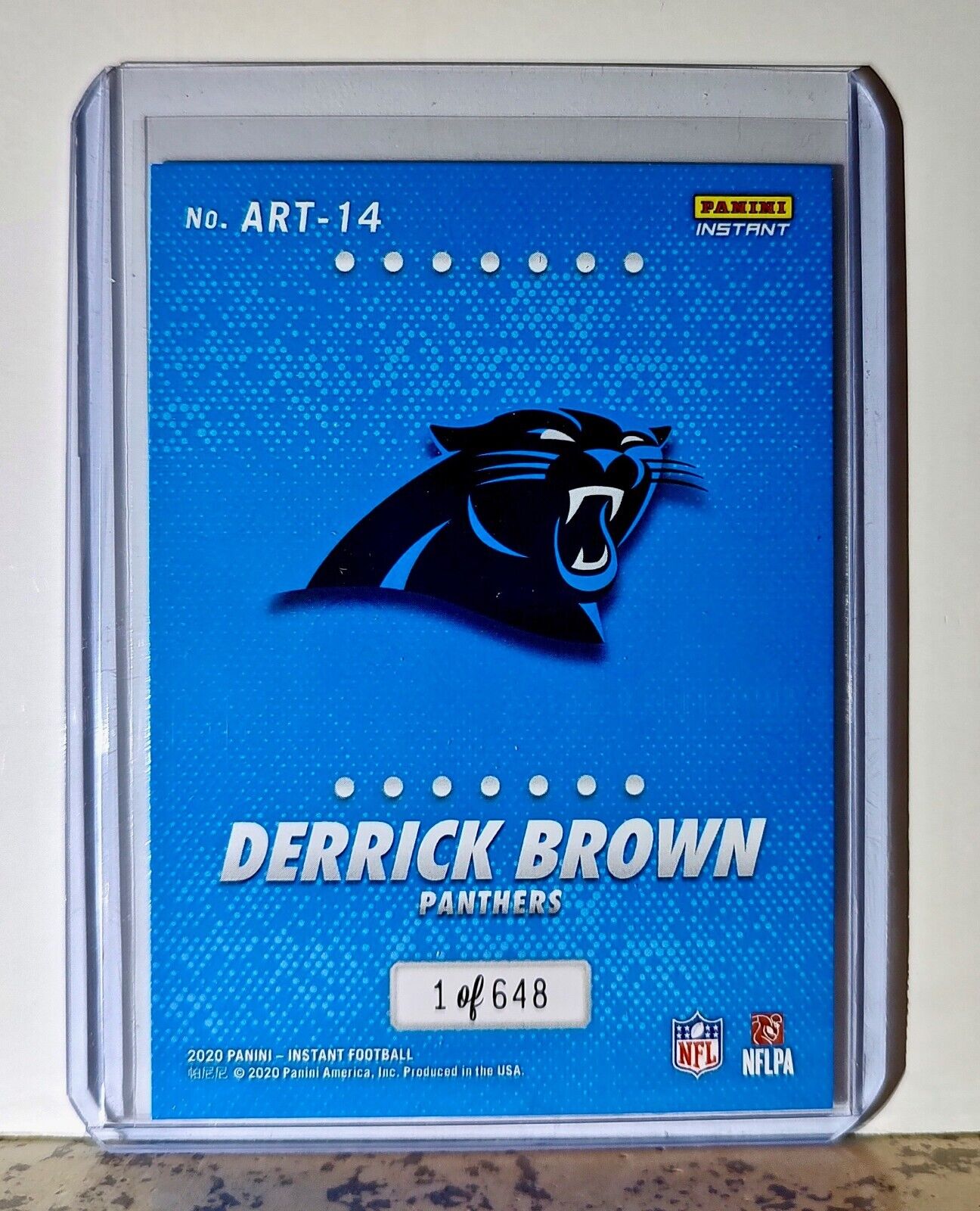 Derrick Brown 2020 Panini All-Rookie Team NFL #14 Card 1 of 648 Panthers