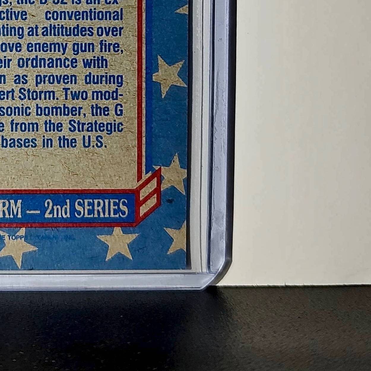 B-52 in Formation 1991 Topps Desert Storm #135 Card
