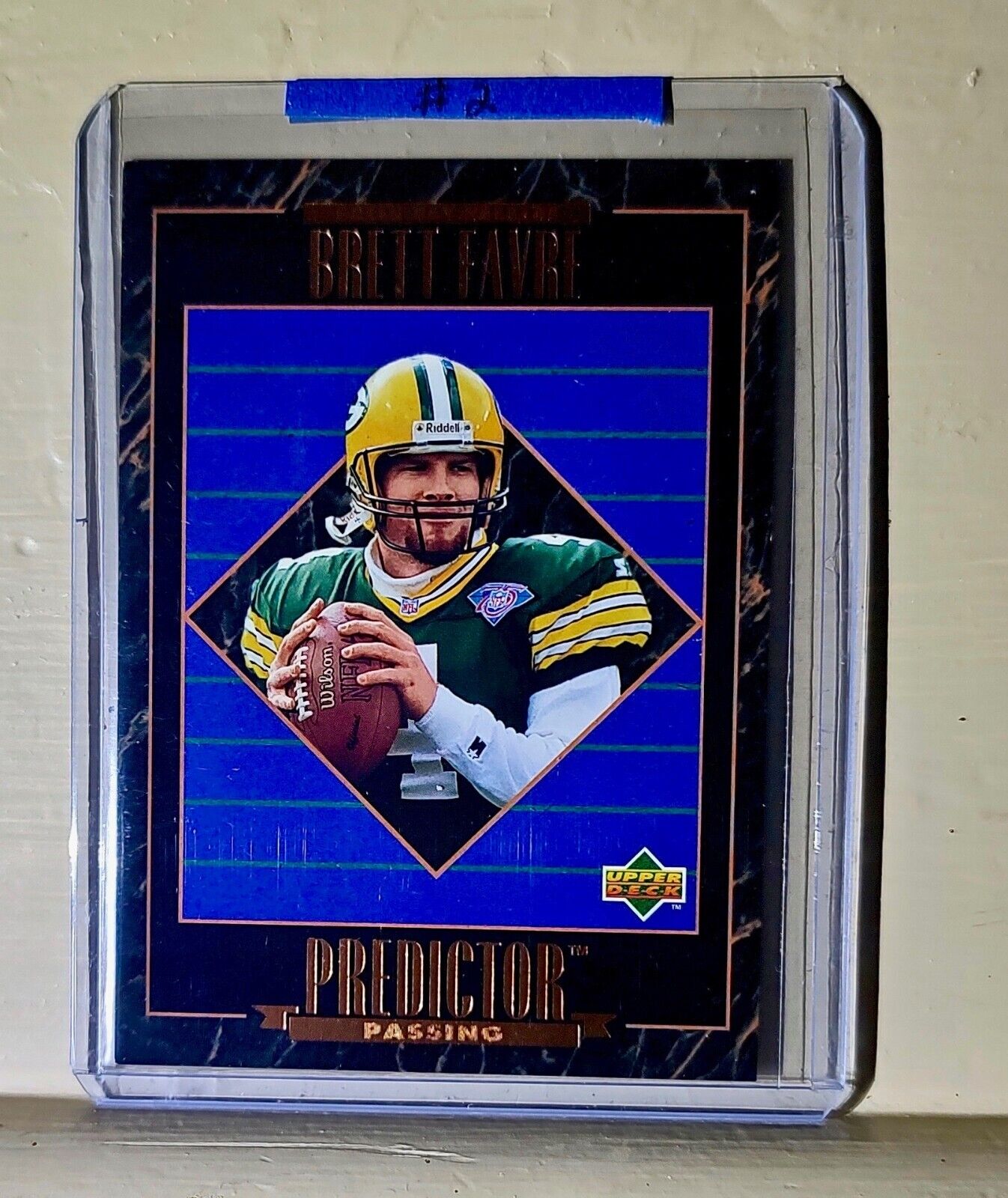 Brett Favre 1995 Upper Deck Predictor #RP6 NFL Football Card Green Bay Packers