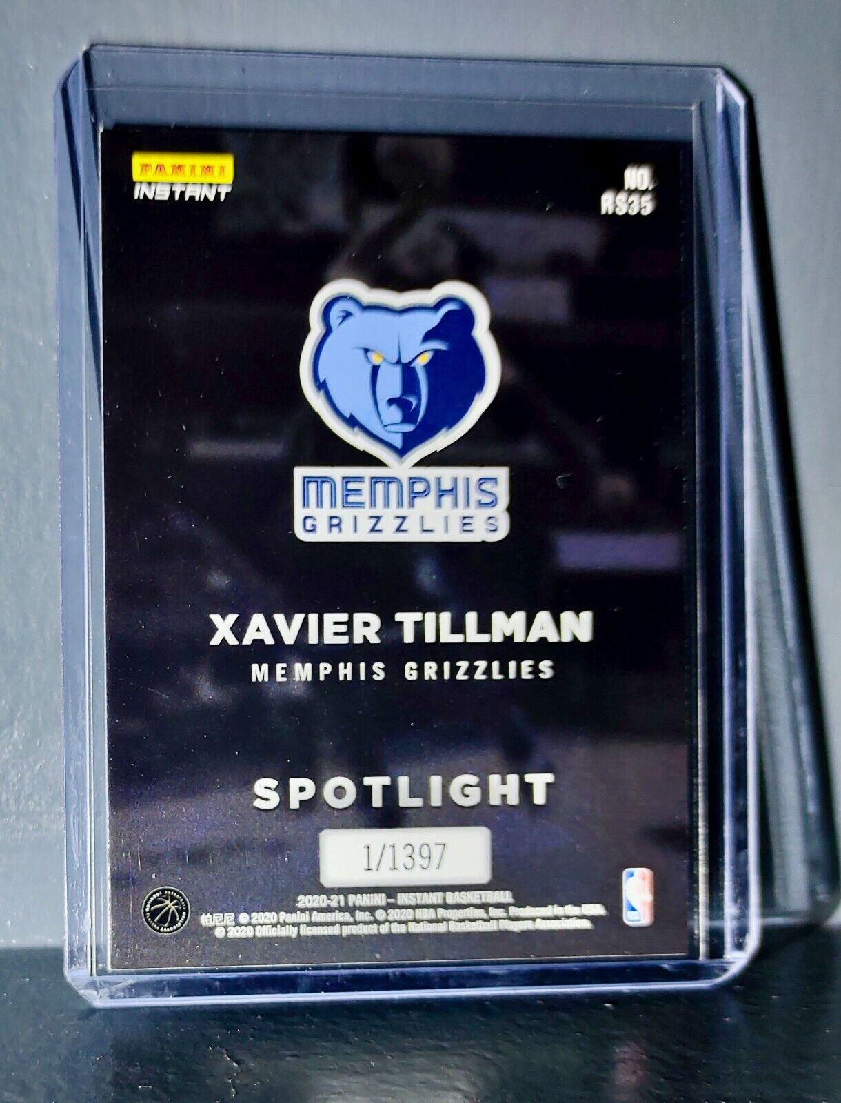 Xavier Tillman Rookie Spotlight 2020-21 Panini NBA #35 Card 1 of 1397