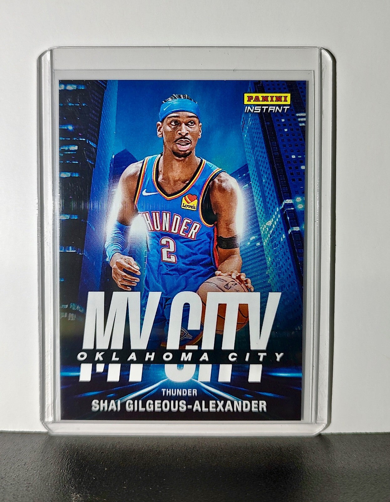 Shai Gilgeous-Alexander 2024-25 Panini MyCity NBA #6 Card Thunder 1/268