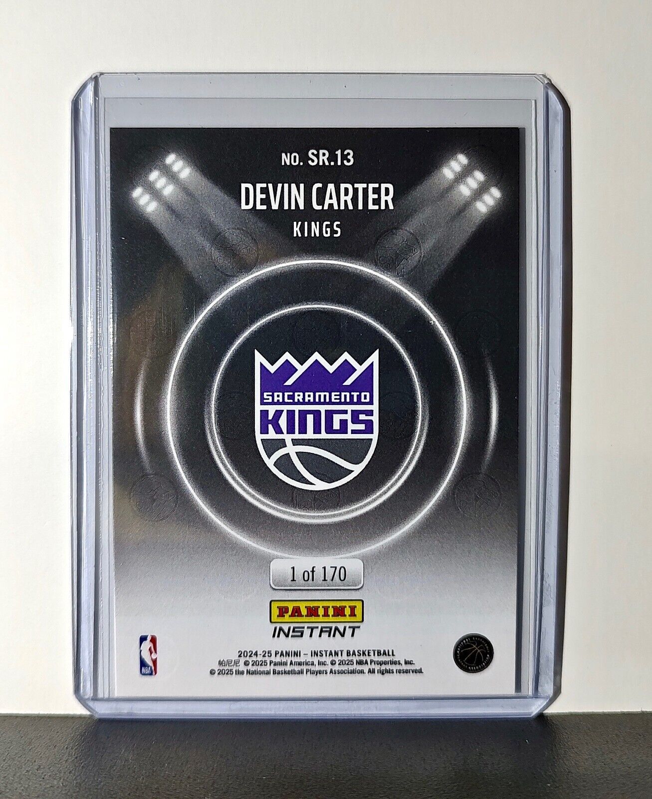 Devin Carter Rookie 2024-25 Panini Spotlight Rookies NBA #13 Kings 1 of 170