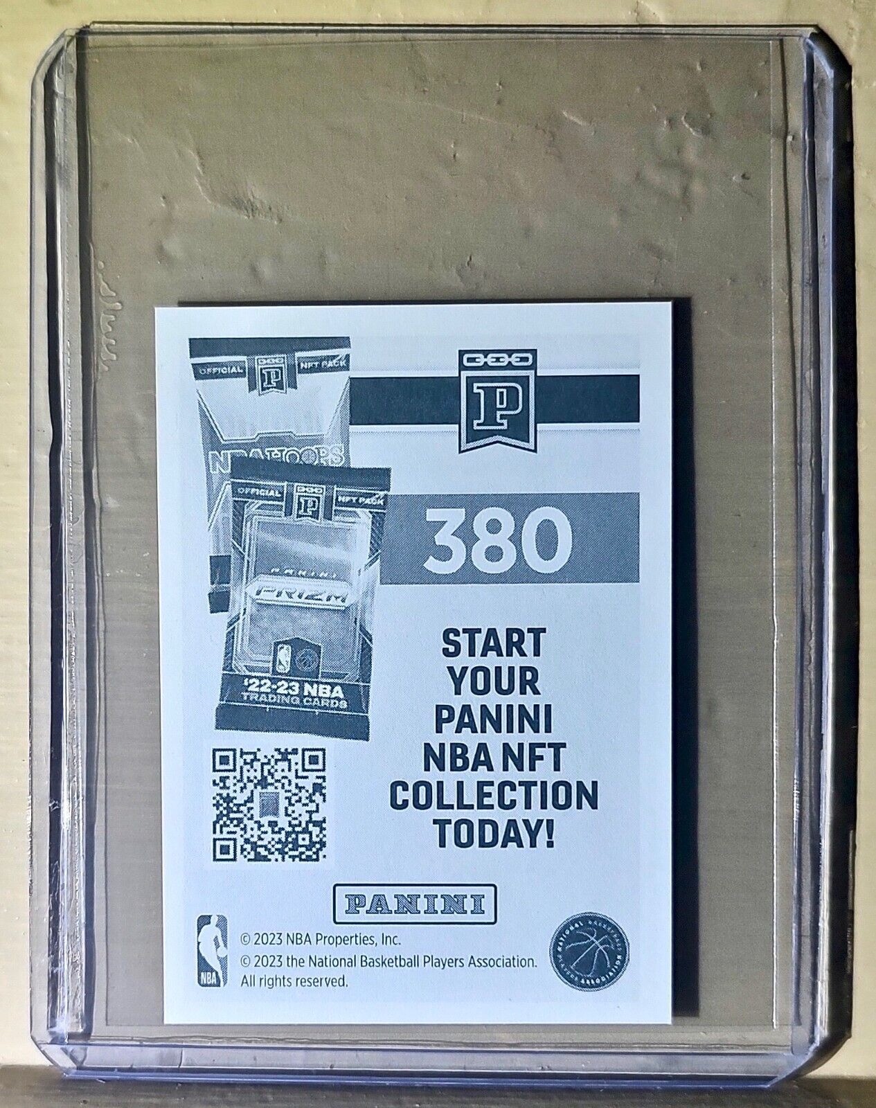 2023-24 Brandon Clarke Panini NBA Basketball #380 Sticker Memphis Grizzlies