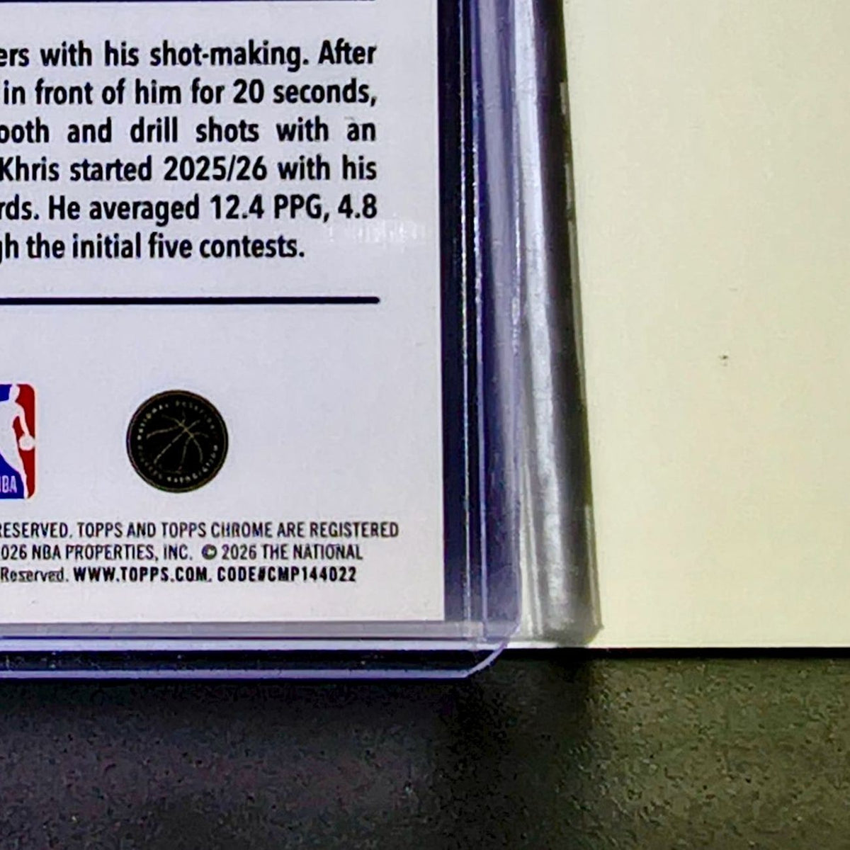 Khris Middleton 2025-26 NBA Topps Chrome Update X-Fractor #101 Card Wizards