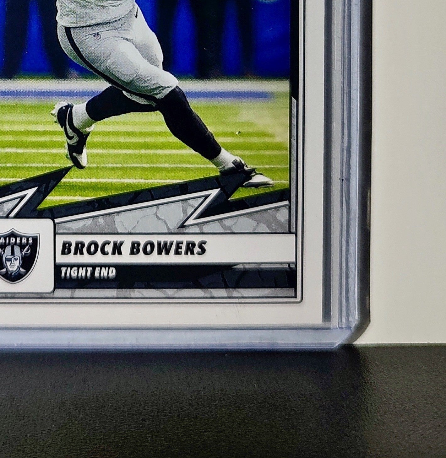 Brock Bowers 2025 Panini NFL #59 Sticker Card Las Vegas Raiders