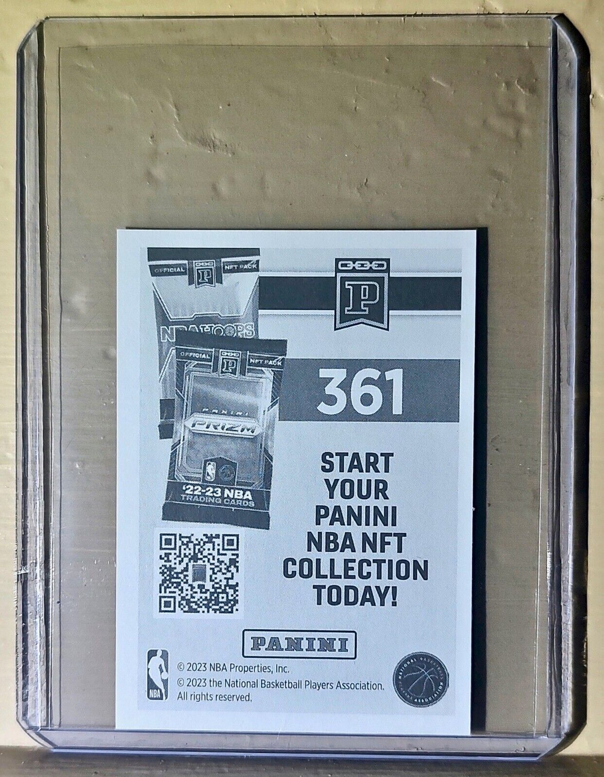 2023-24 Austin Reaves Panini NBA Basketball #361 Sticker Los Angeles Lakers