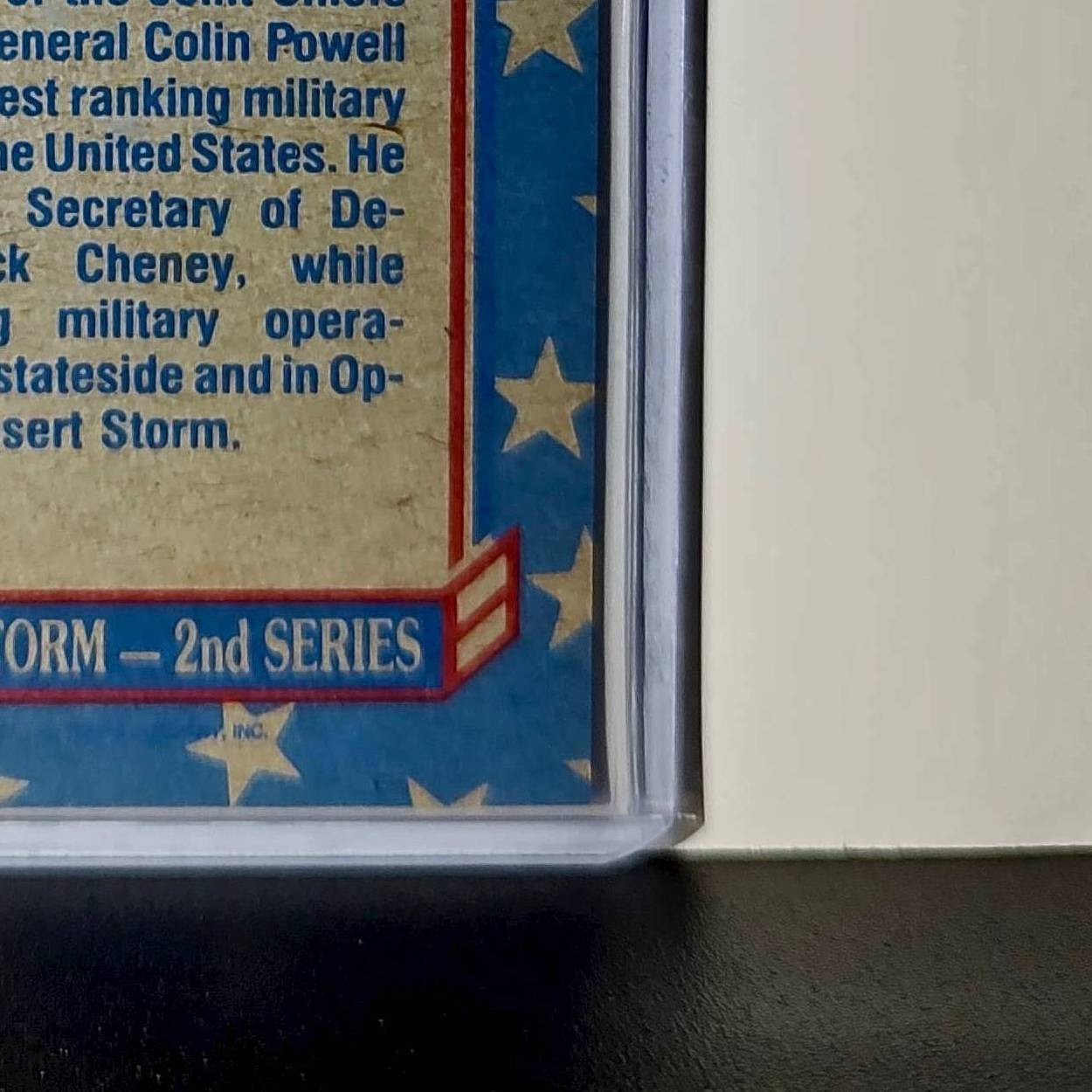 General Powell & Secretary Cheney 1991 Topps Desert Storm #158