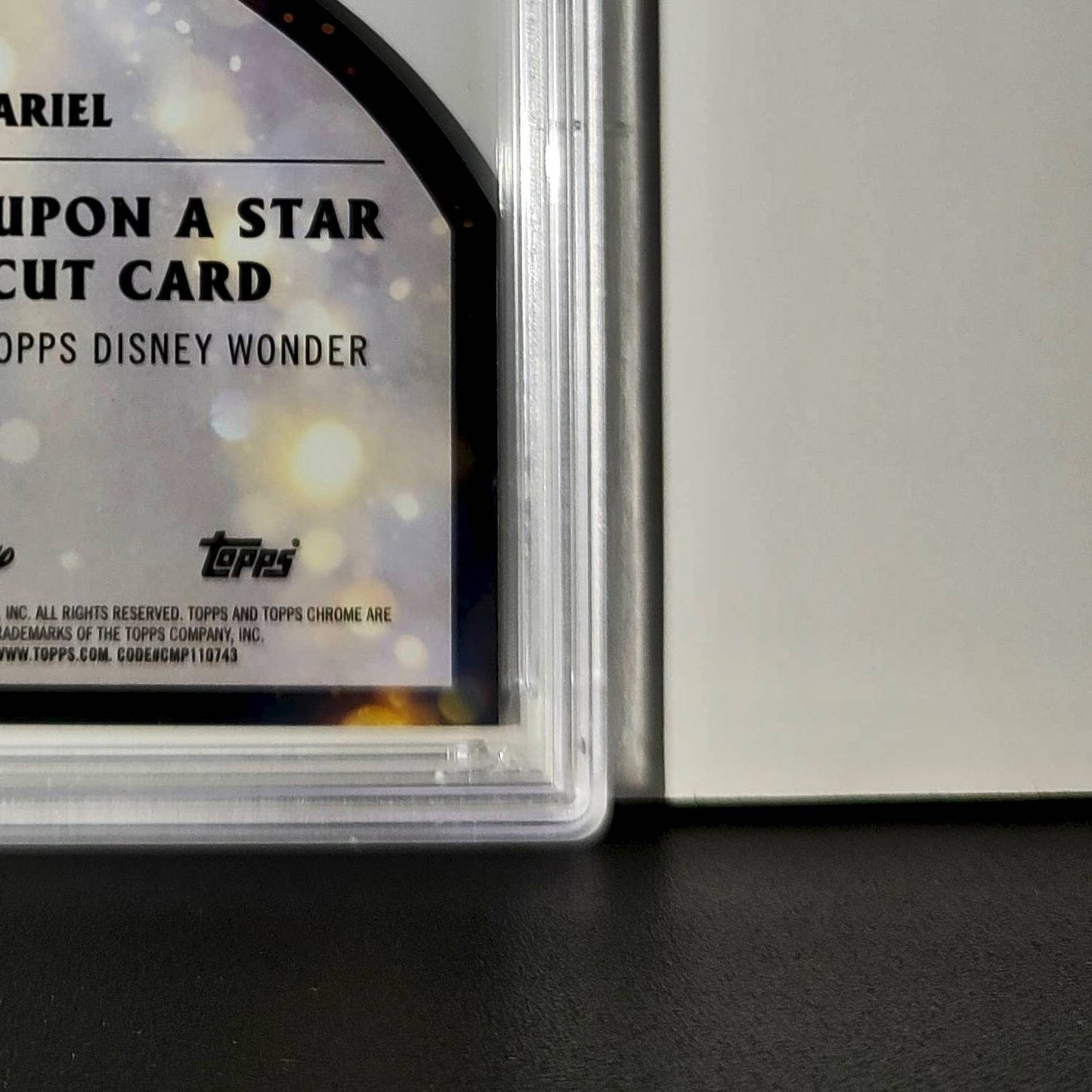 Ariel 2025 Topps Chrome Disney #W-15 Wish Upon A Star Die Cut PSA 8