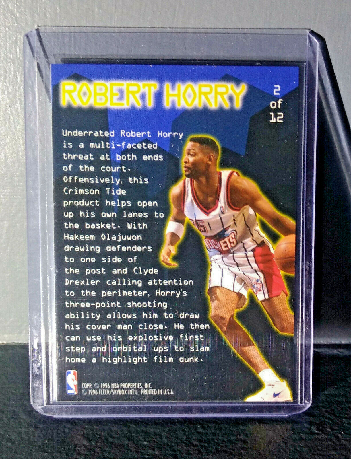 1995-96 Robert Horry Fleer Ultra Jam City Hot Pack #2 Basketball Card