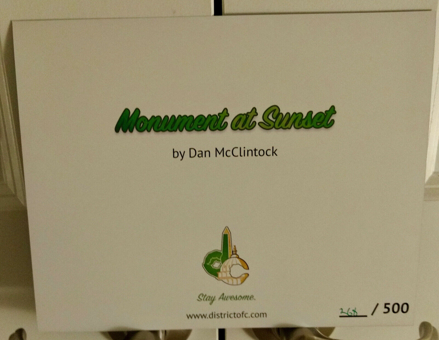 Monument at Sunset by Dan McClintock - Limited Edition Framed Art Print