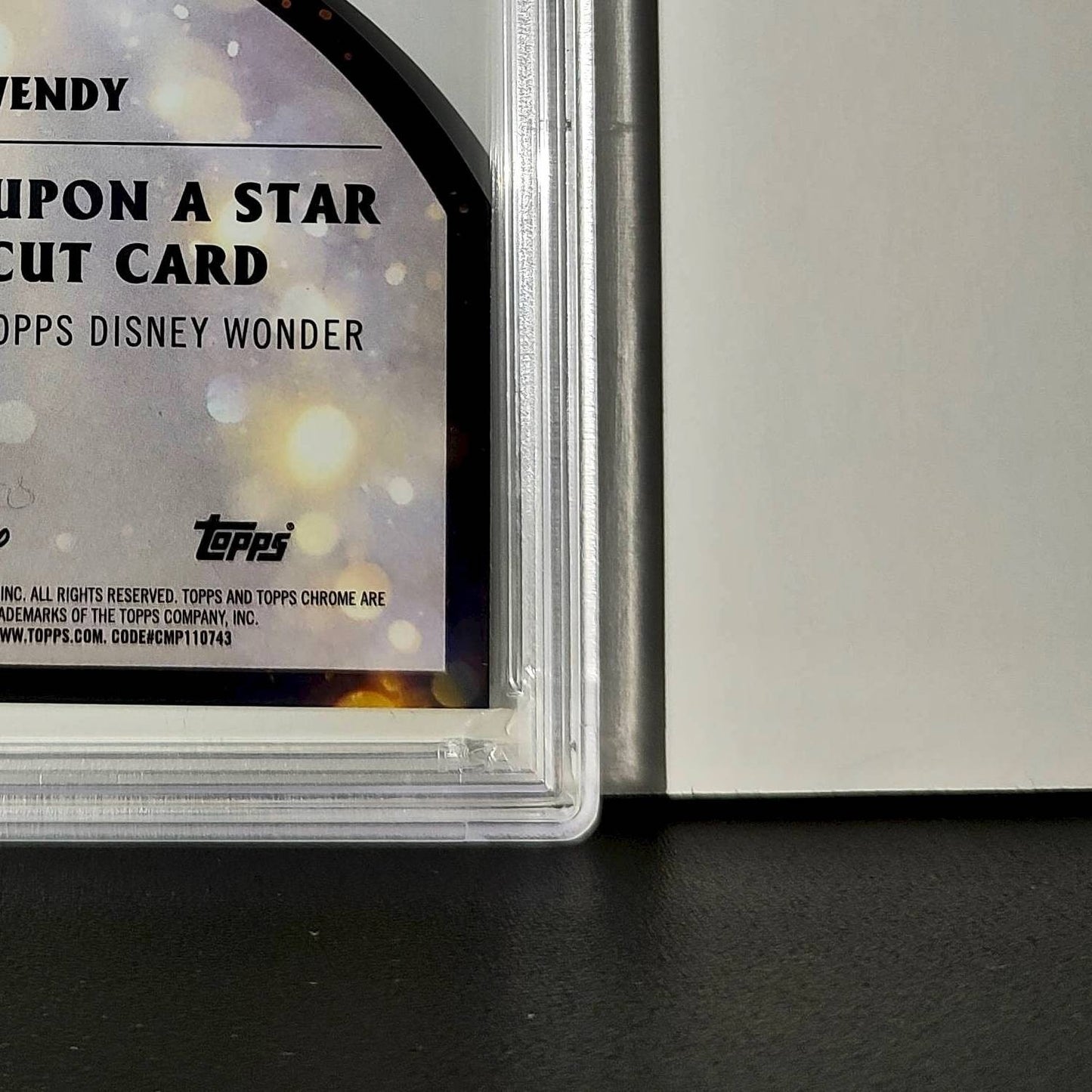 Wendy 2025 Topps Chrome Disney #W-9 Wish Upon A Star Die Cut Peter Pan PSA 9