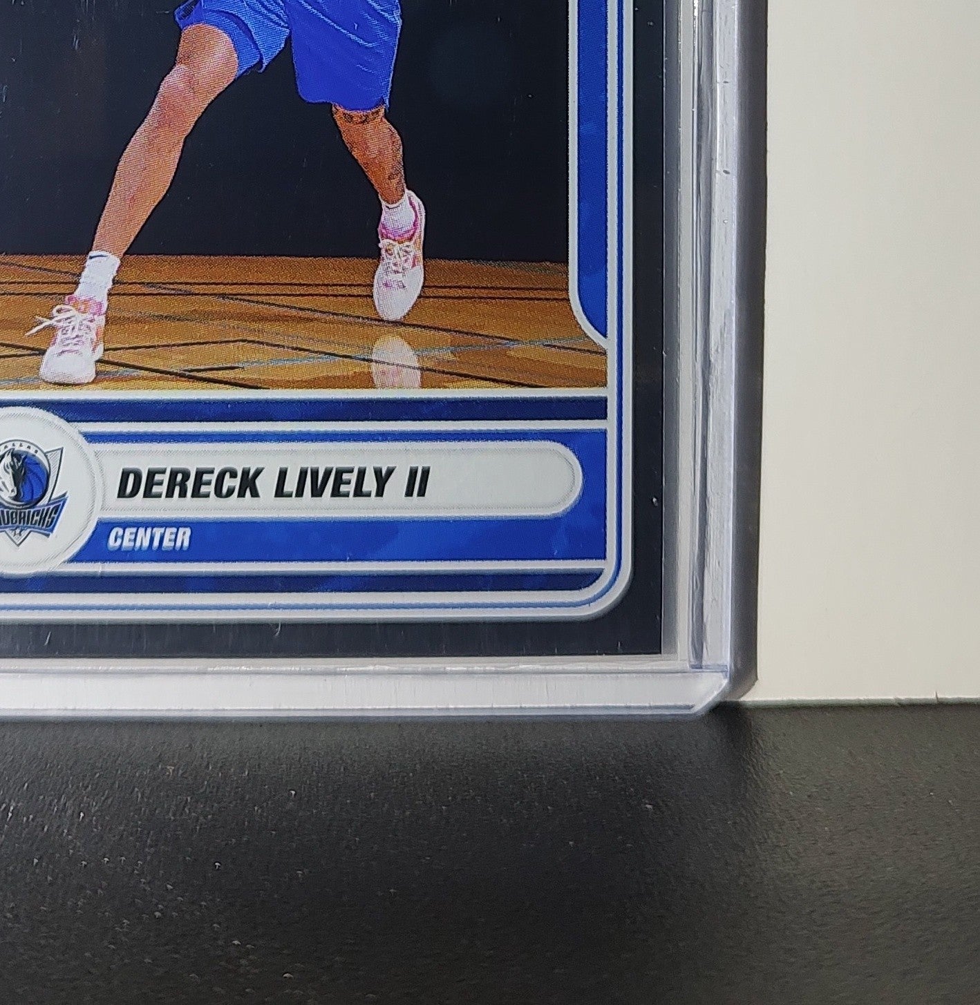 Dereck Lively II Rookie 2023-24 Panini NBA Sticker Foil Card 81 Dallas Mavericks