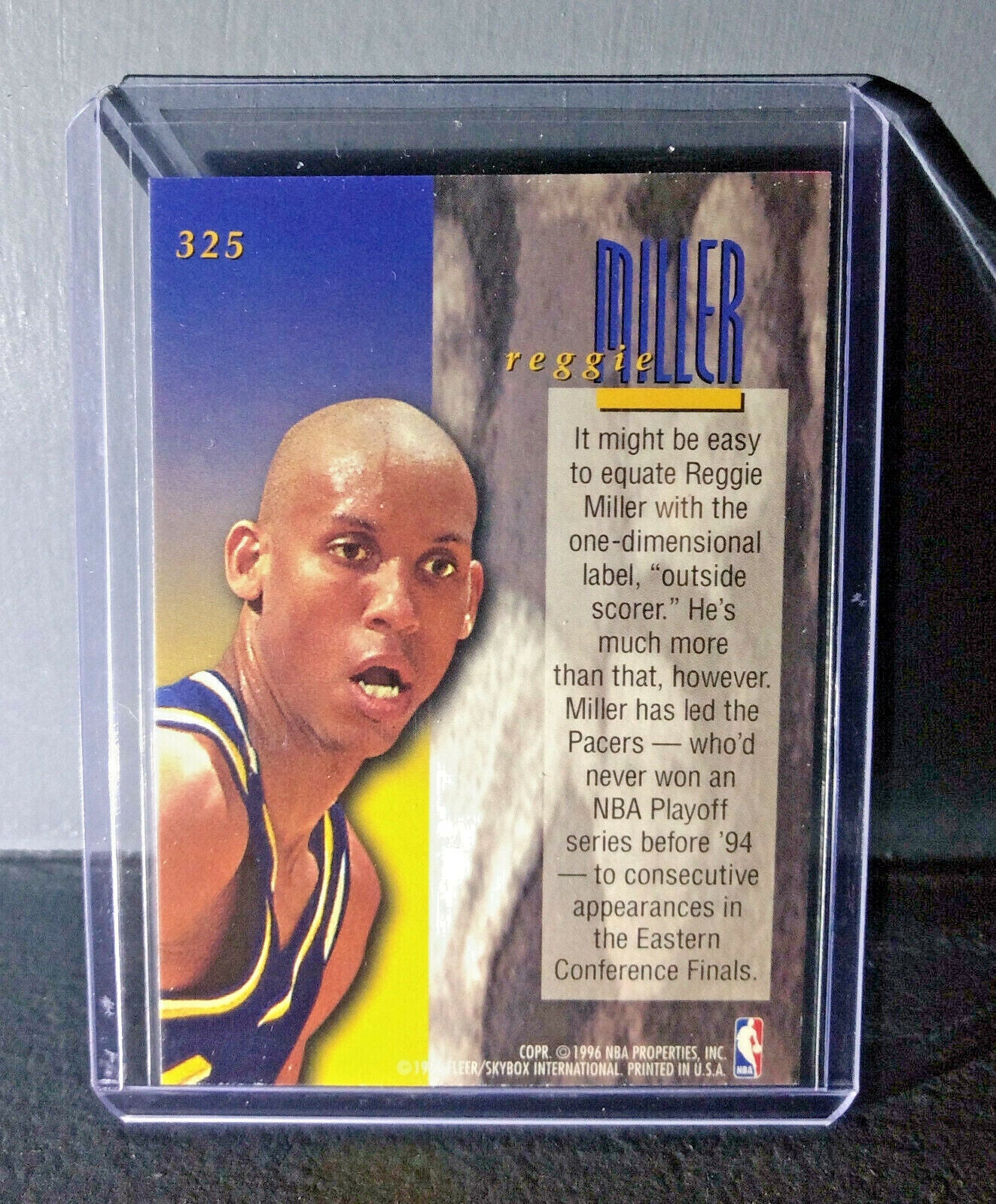 1995-96 Reggie Miller #325 Ultra Encore Basketball Card
