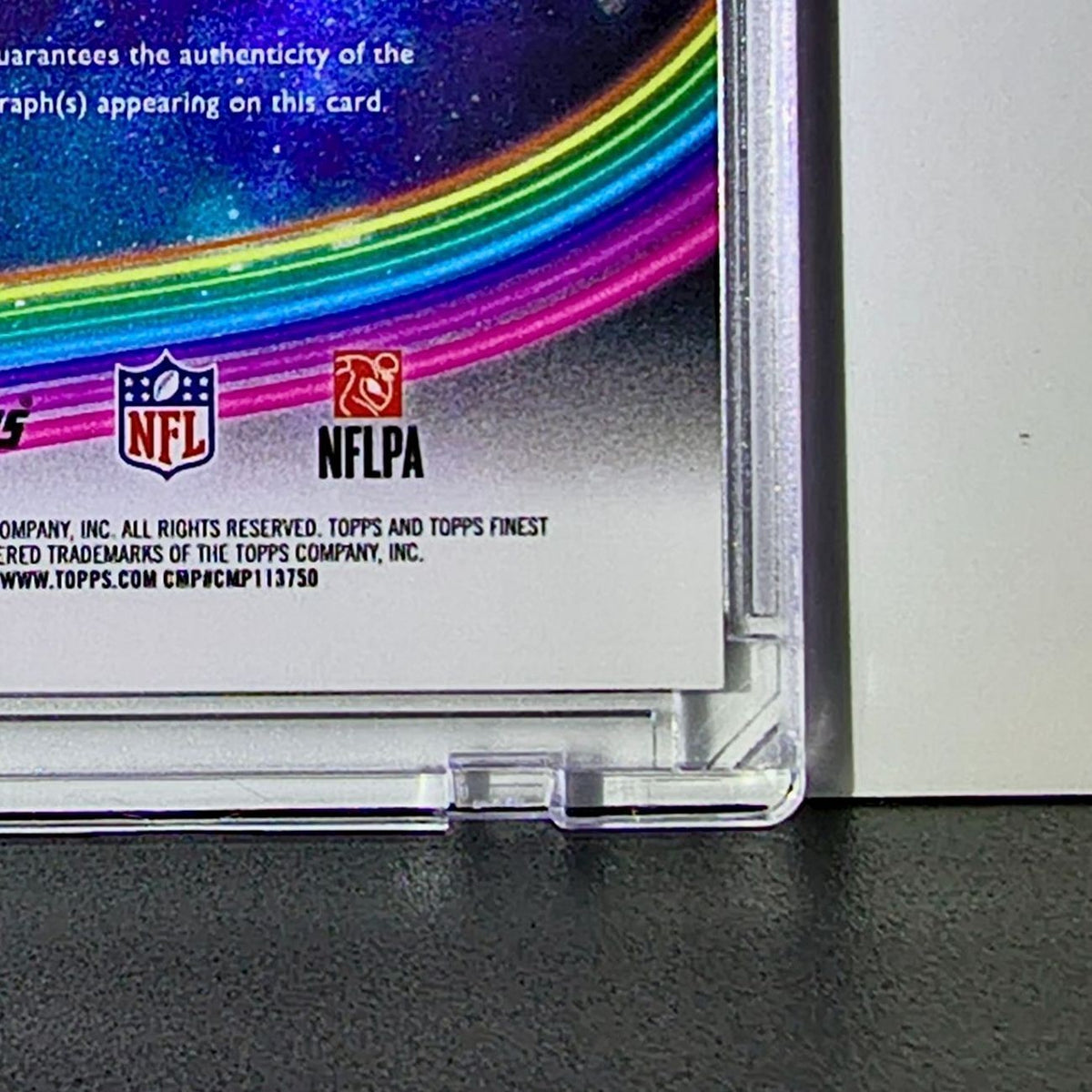 Cooper DeJean 2025 NFL Topps Finest Autograph #FA-CDJ Card Philadelphia Eagles