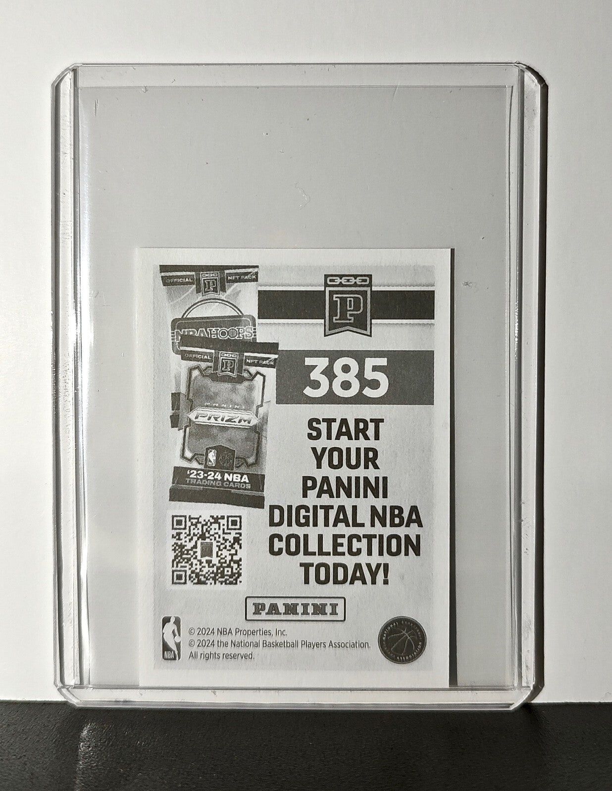 Anthony Edwards 2024-25 Panini NBA #385 Sticker Card Minnesota Timberwolves