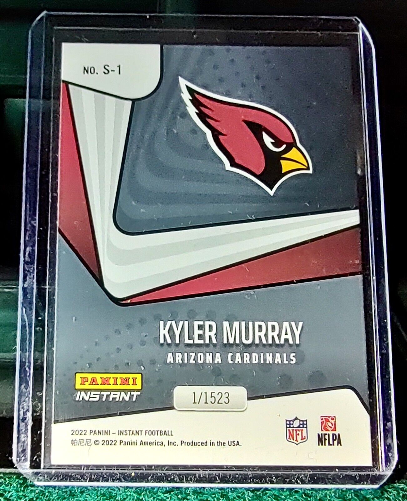 Kyler Murray 2022 Panini NFL Instant Supernova #1 Football Card 1/1523