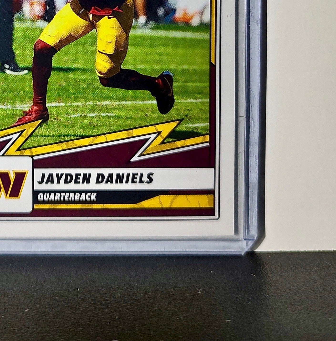 Jayden Daniels 2025 Panini NFL #1 Sticker Card Washington Commanders