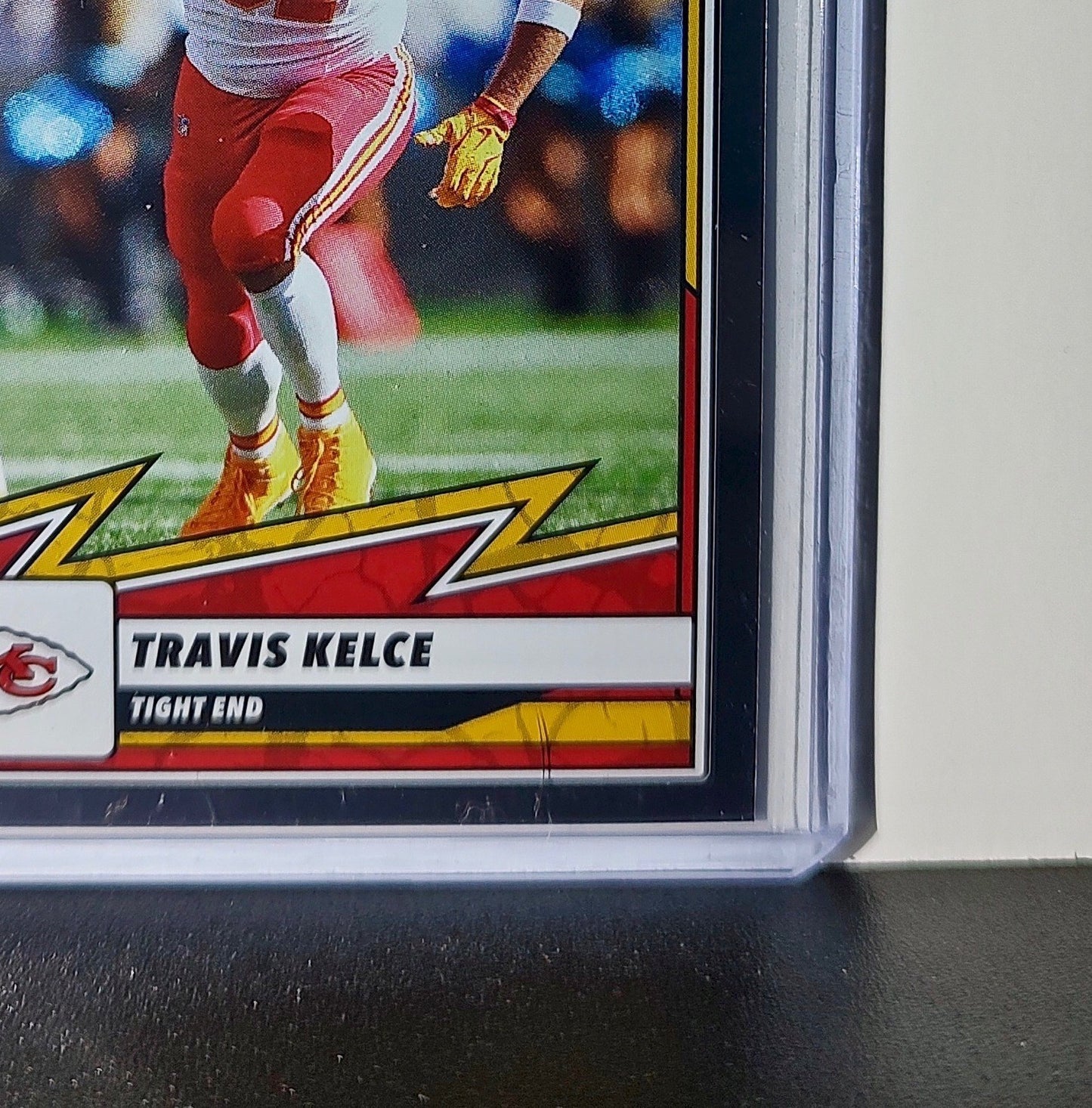 Travis Kelce 2025 Panini NFL #56 Foil Sticker Card Kansas City Chiefs