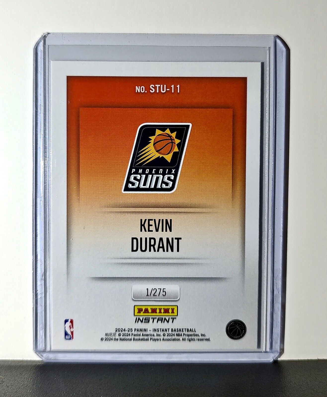 Kevin Durant 2024-25 Panini NBA Studio #11 Card Phoenix Suns 1/275