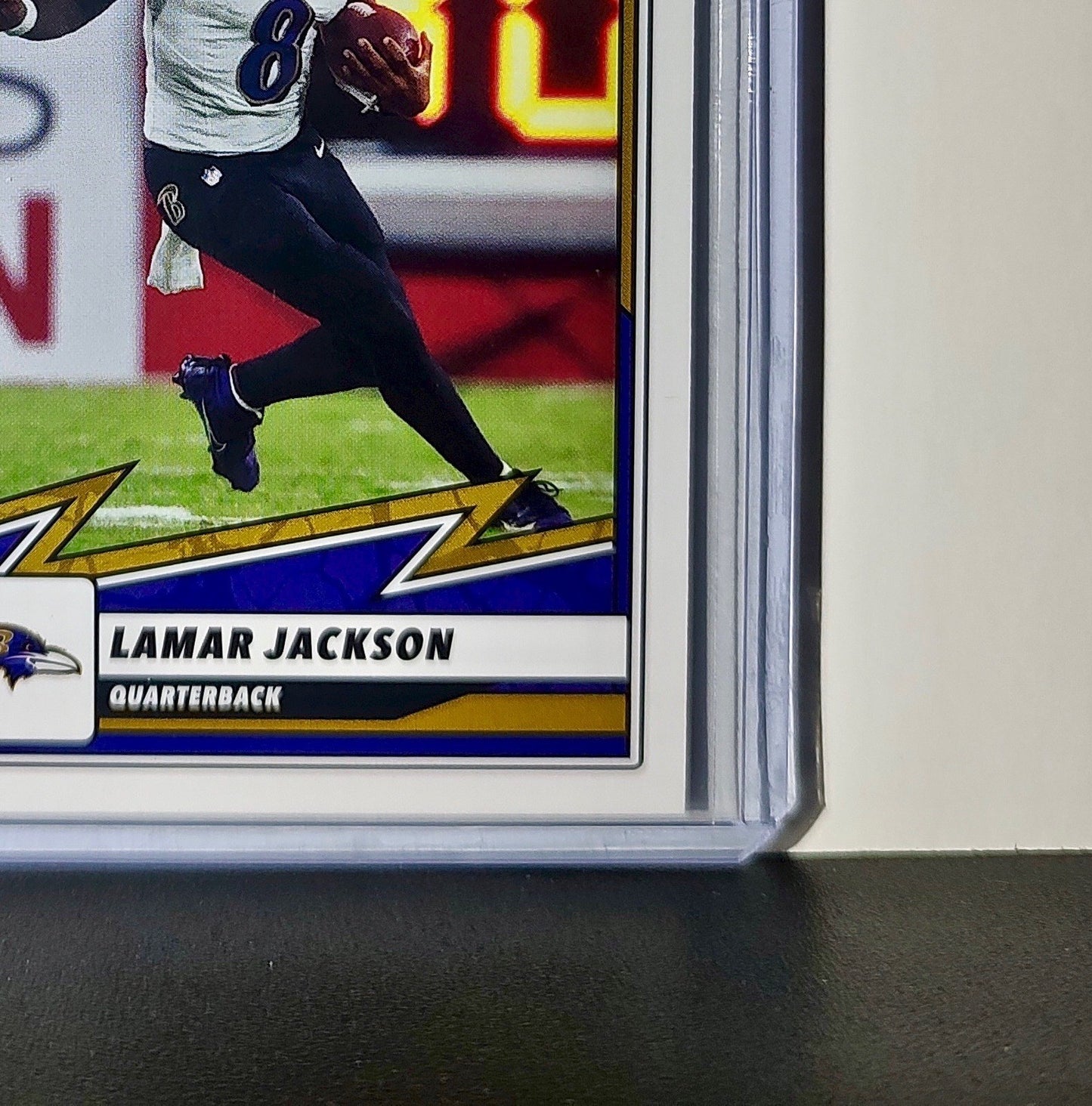 Lamar Jackson 2025 Panini NFL #38 Sticker Card Baltimore Ravens