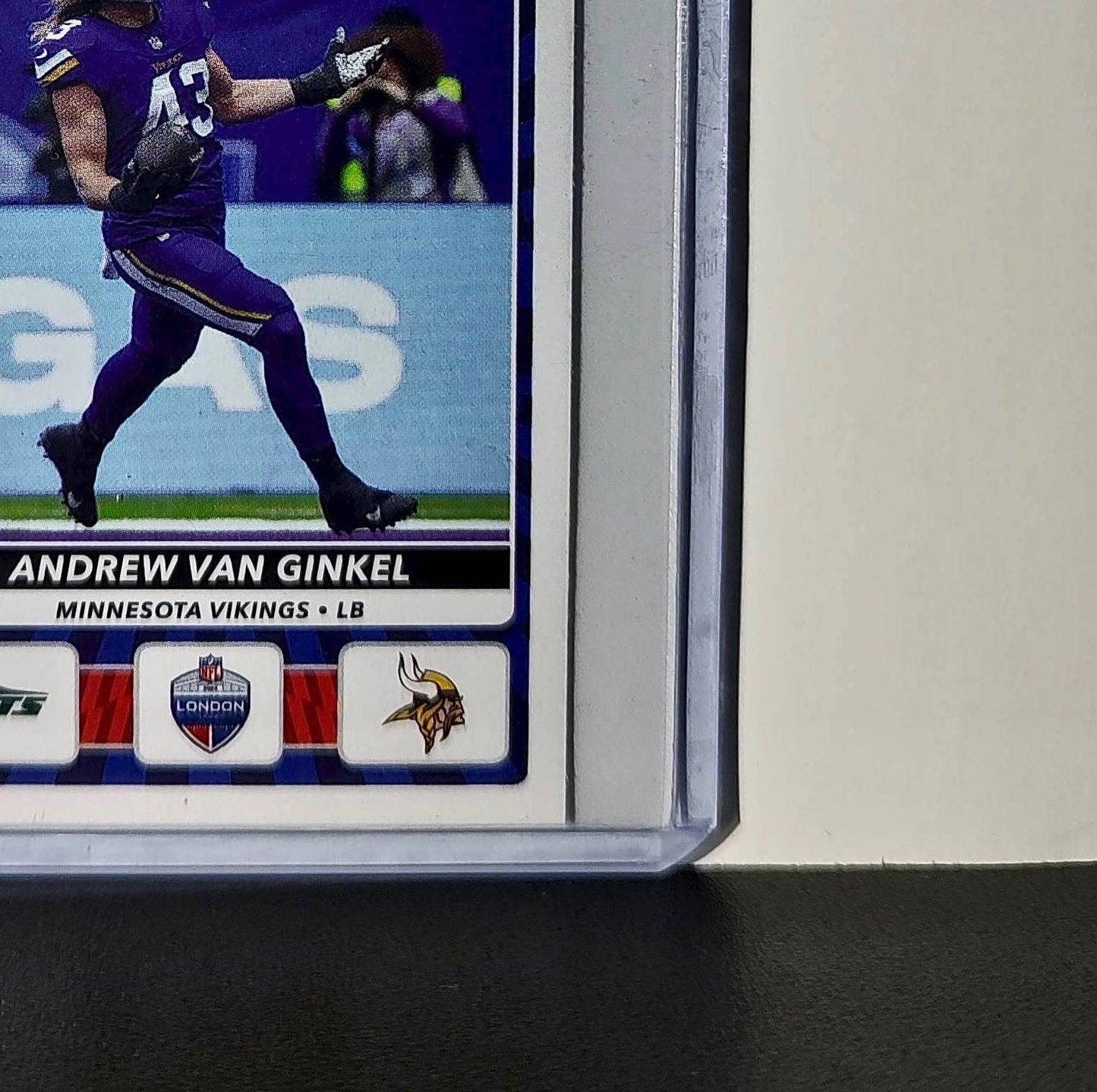 Andrew Van Ginkel 2025 Panini NFL #8 London Games Sticker