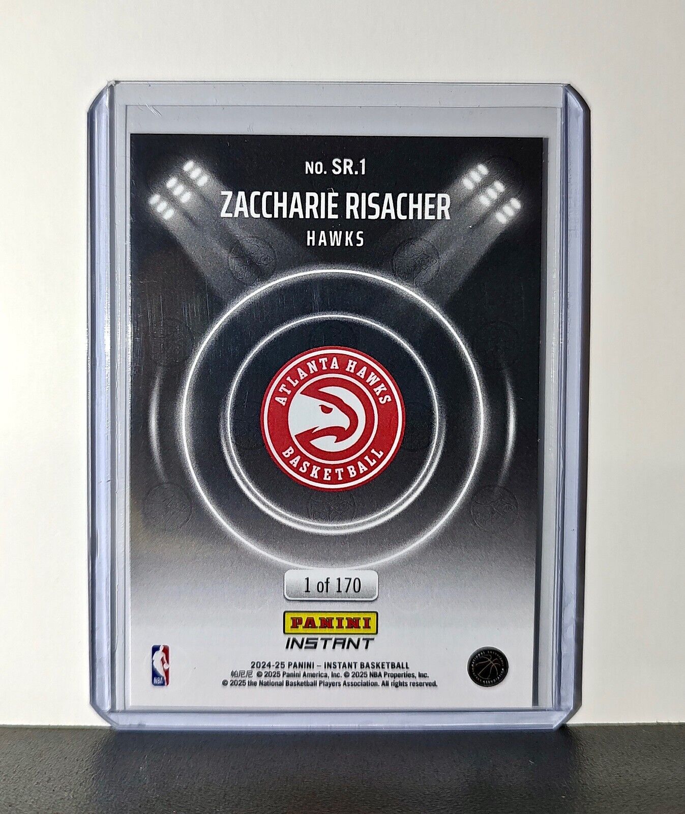 Zaccharie Risacher Rookie 2024-25 Panini Spotlight Rookies NBA #1 Hawks 1 of 170