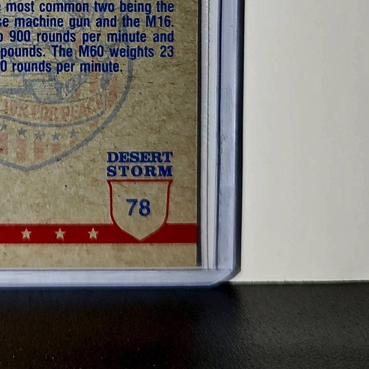 Machine Guns Ready 1991 Topps Desert Storm #78 Card