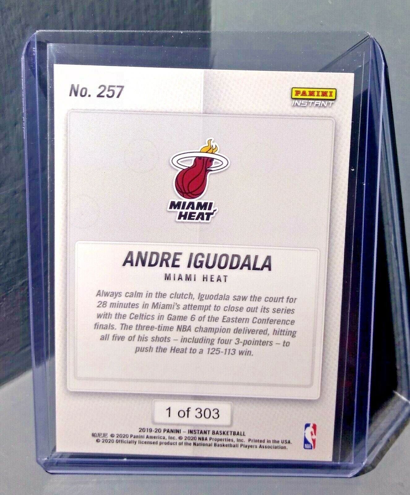 Andre Iguodala 2019-2020 Panini NBA Instant Heat #257 Basketball Card 1 of 303